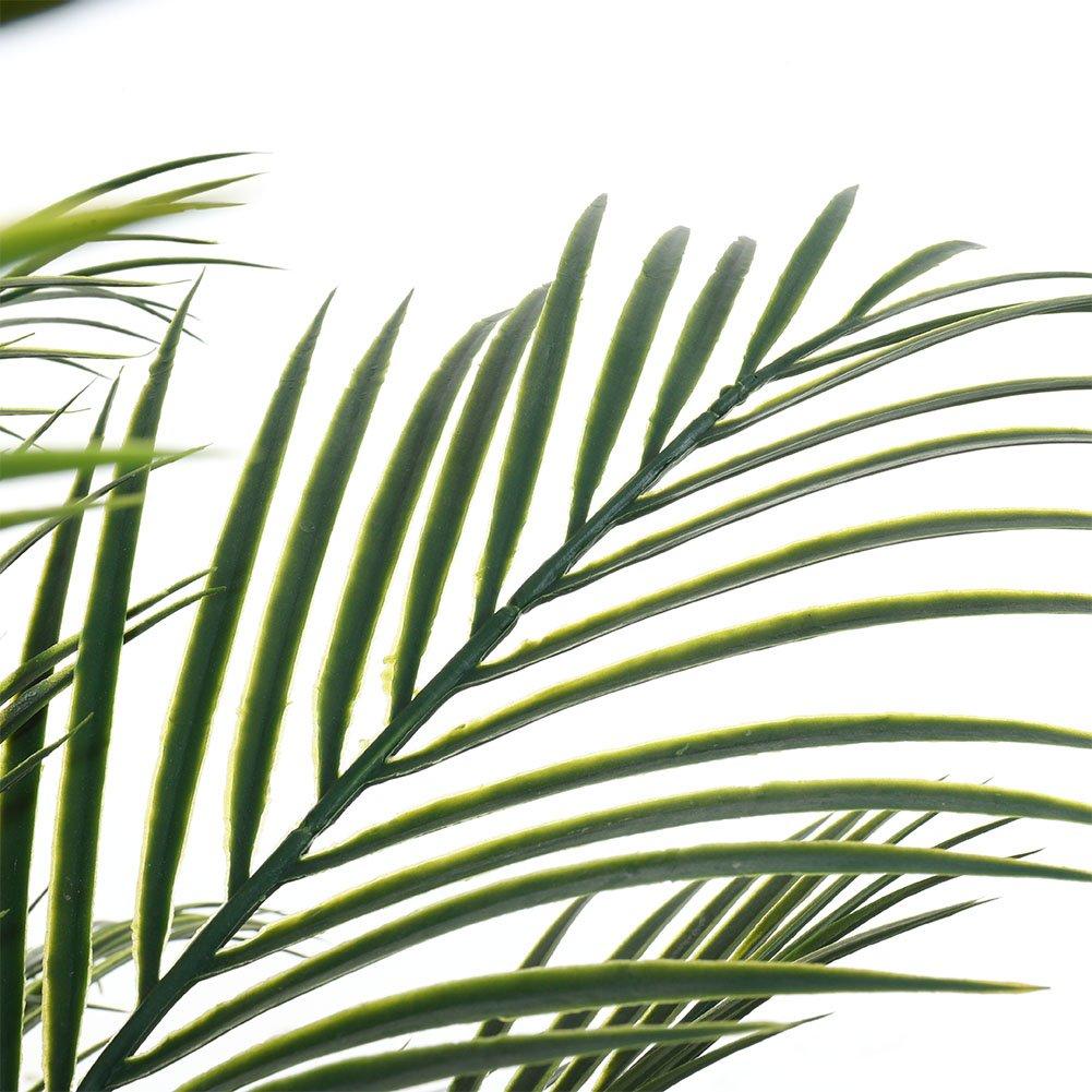 Green - LIFE IDEAS - Artificial Tall Potted Palm Tree Indoor Outdoor - 4