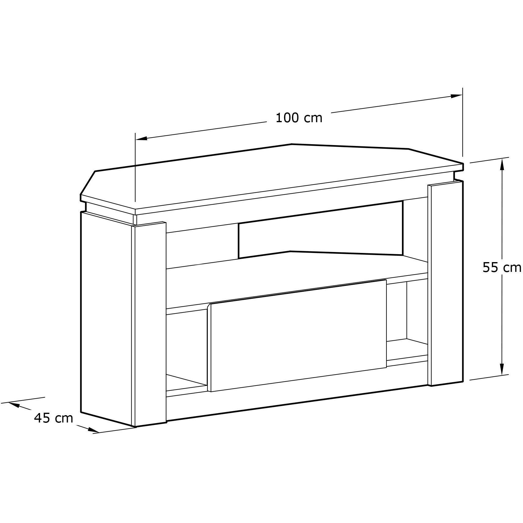 Grey Oak - GFW - Canyon Oak Corner TV Unit - 7