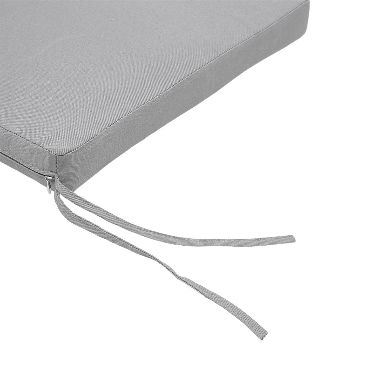 Blackgrey - Breeins - 4Pcs Aluminum Patio Dining Armchair with Cushion - 11