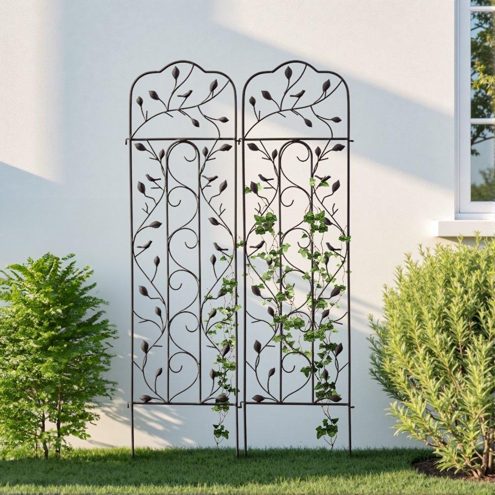 Breeins 2Pcs Garden Trellis for Climbing Plants