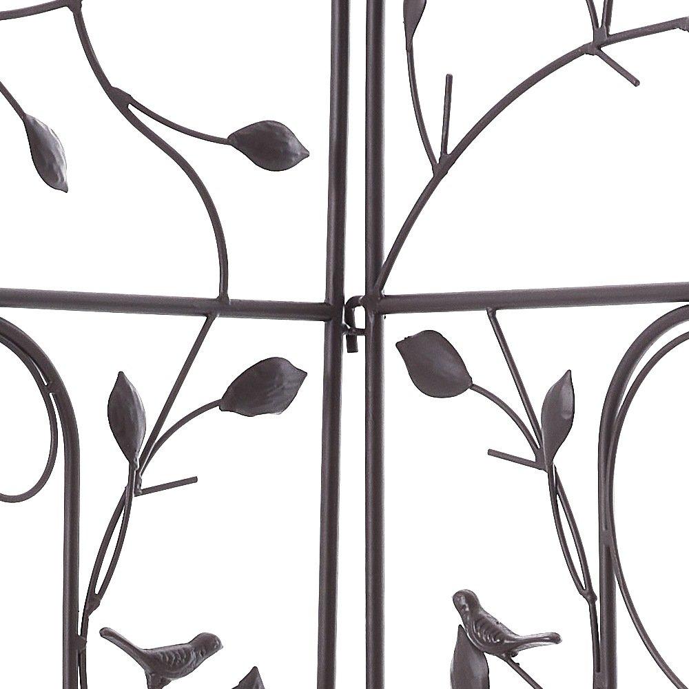 Black - Breeins - 2Pcs Garden Trellis for Climbing Plants - 6