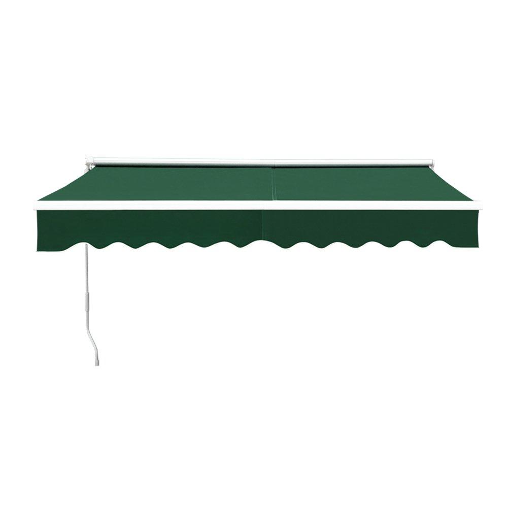 Green - Breeins - 350 x 300cm Retractable Patio Awning Window & Door - 3