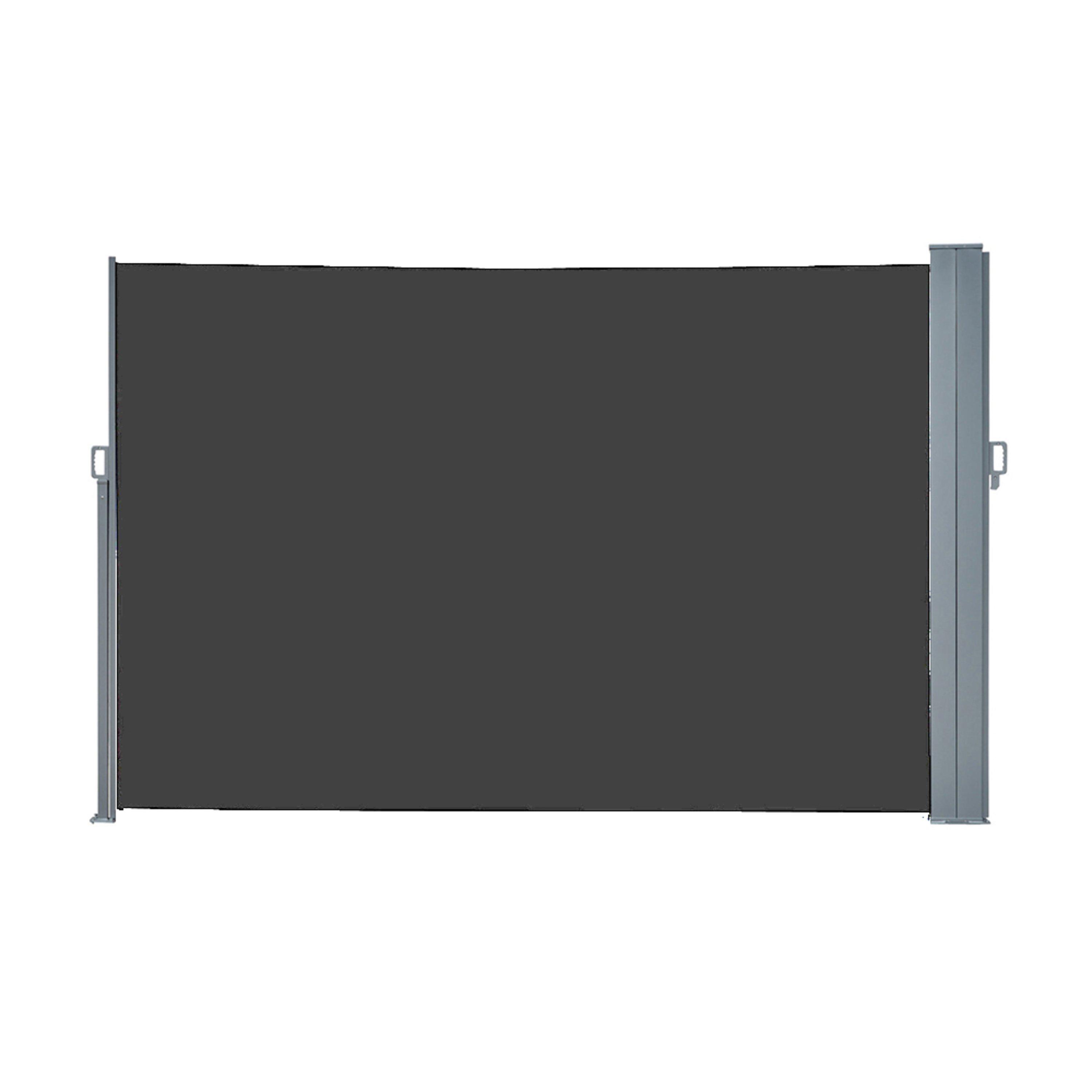 Grey - Breeins - Outdoor Retractable Privacy Side Awning - 4