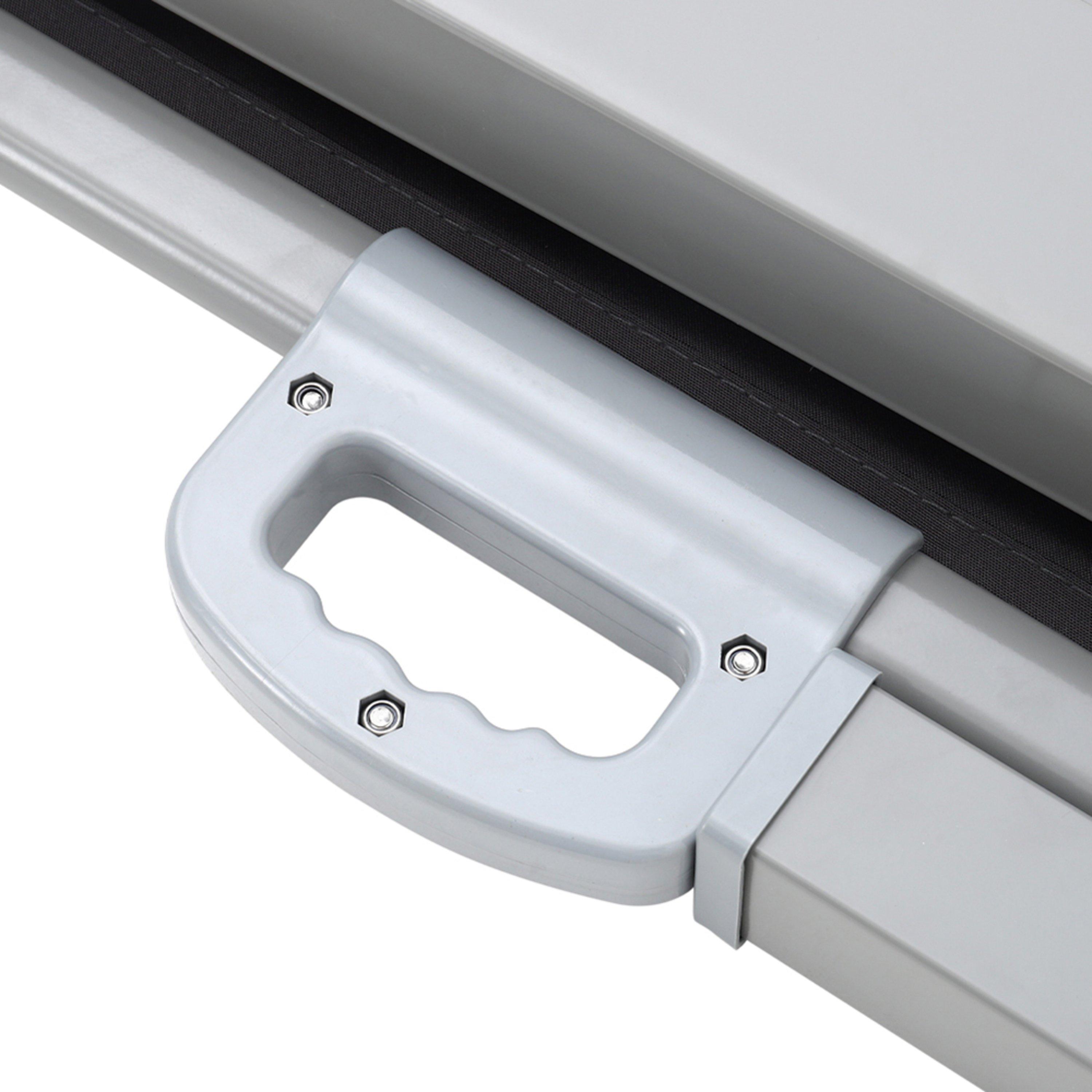 Grey - Breeins - Outdoor Retractable Privacy Side Awning - 10