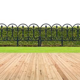 Breeins 6pcs Decorative Garden Picket Fence