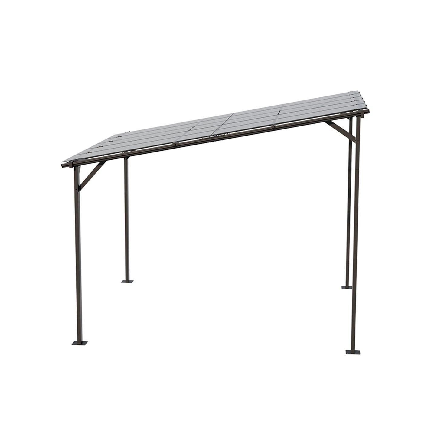 Grey - Breeins - Wall-Mounted Patio Canopy - 4