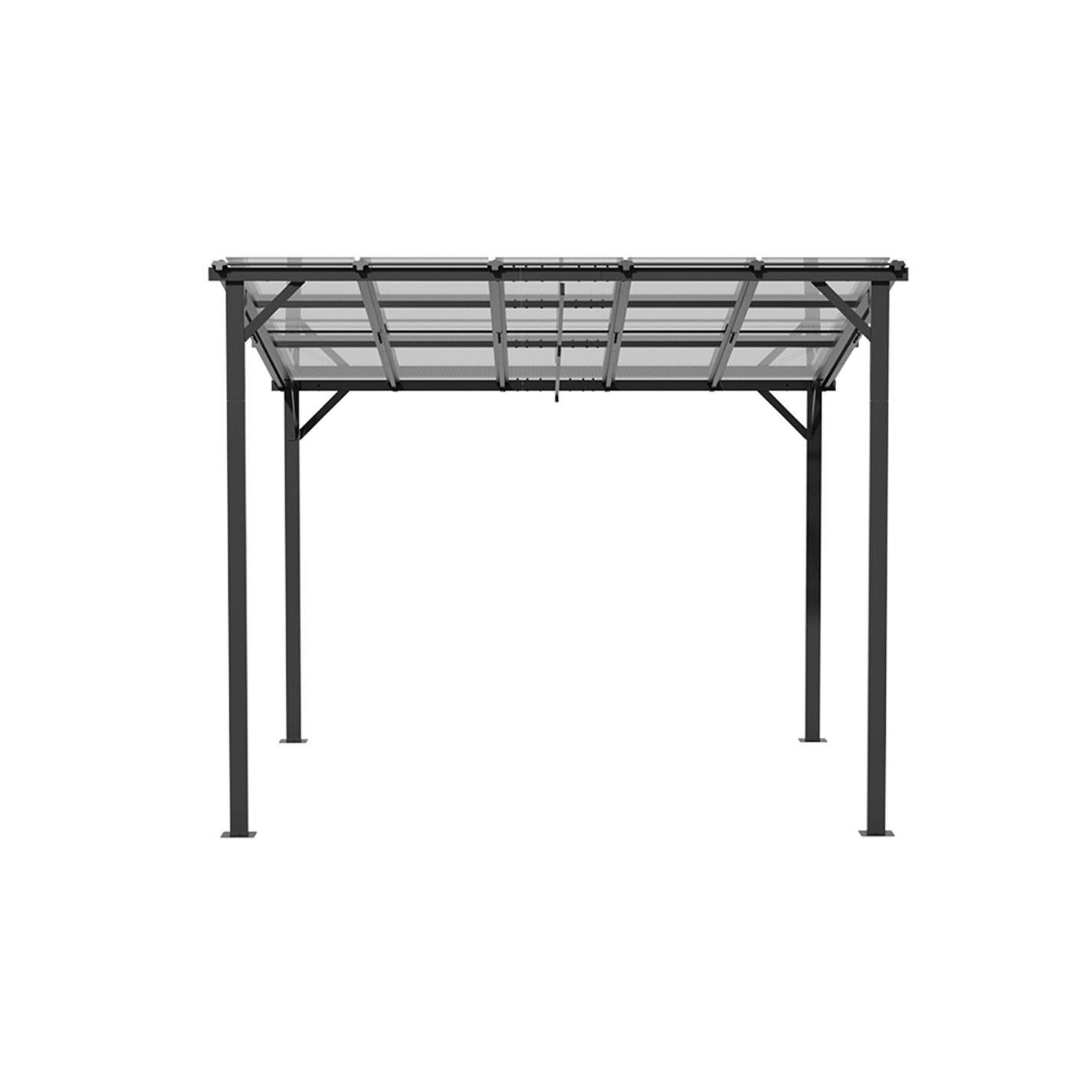 Grey - Breeins - Wall-Mounted Patio Canopy - 5