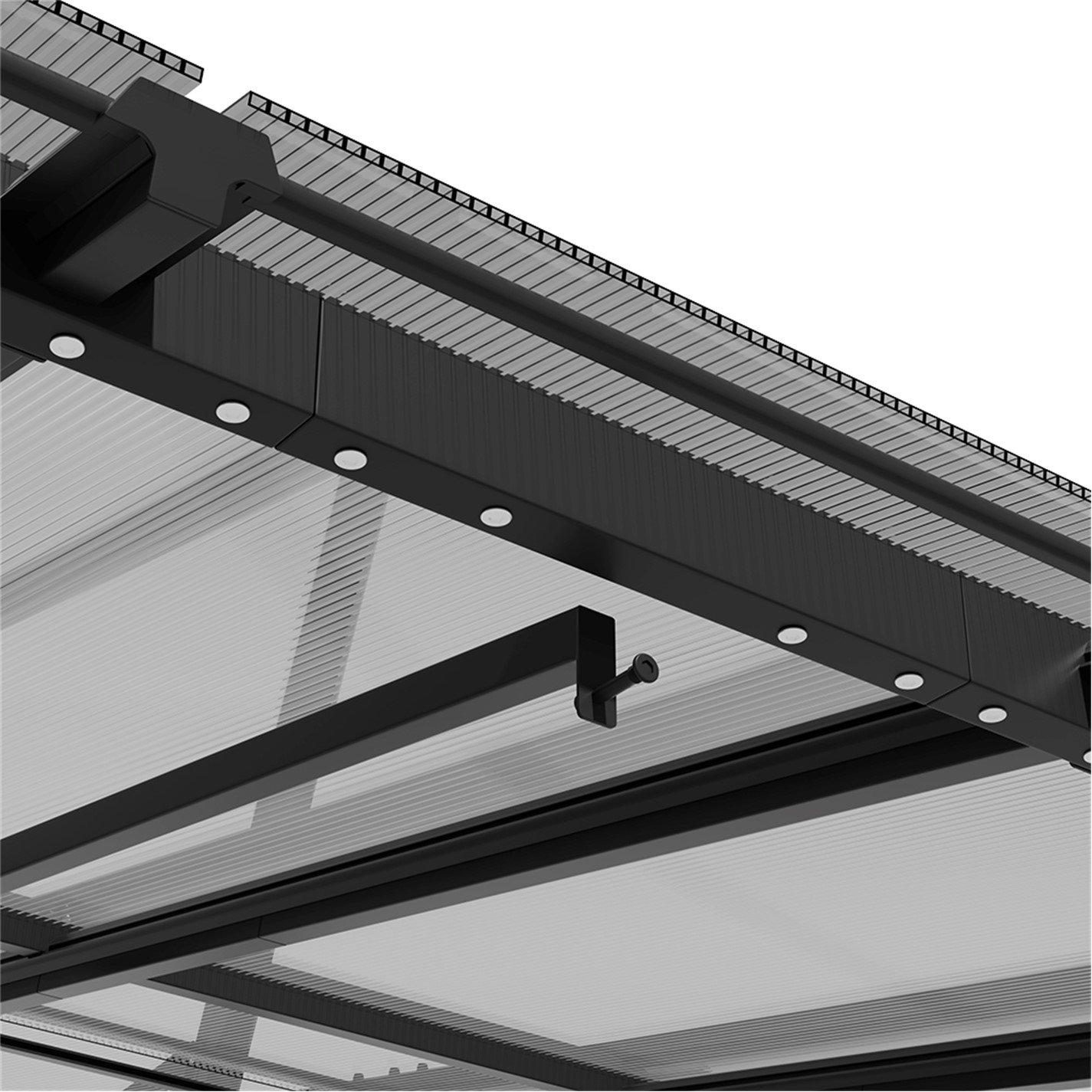 Grey - Breeins - Wall-Mounted Patio Canopy - 6