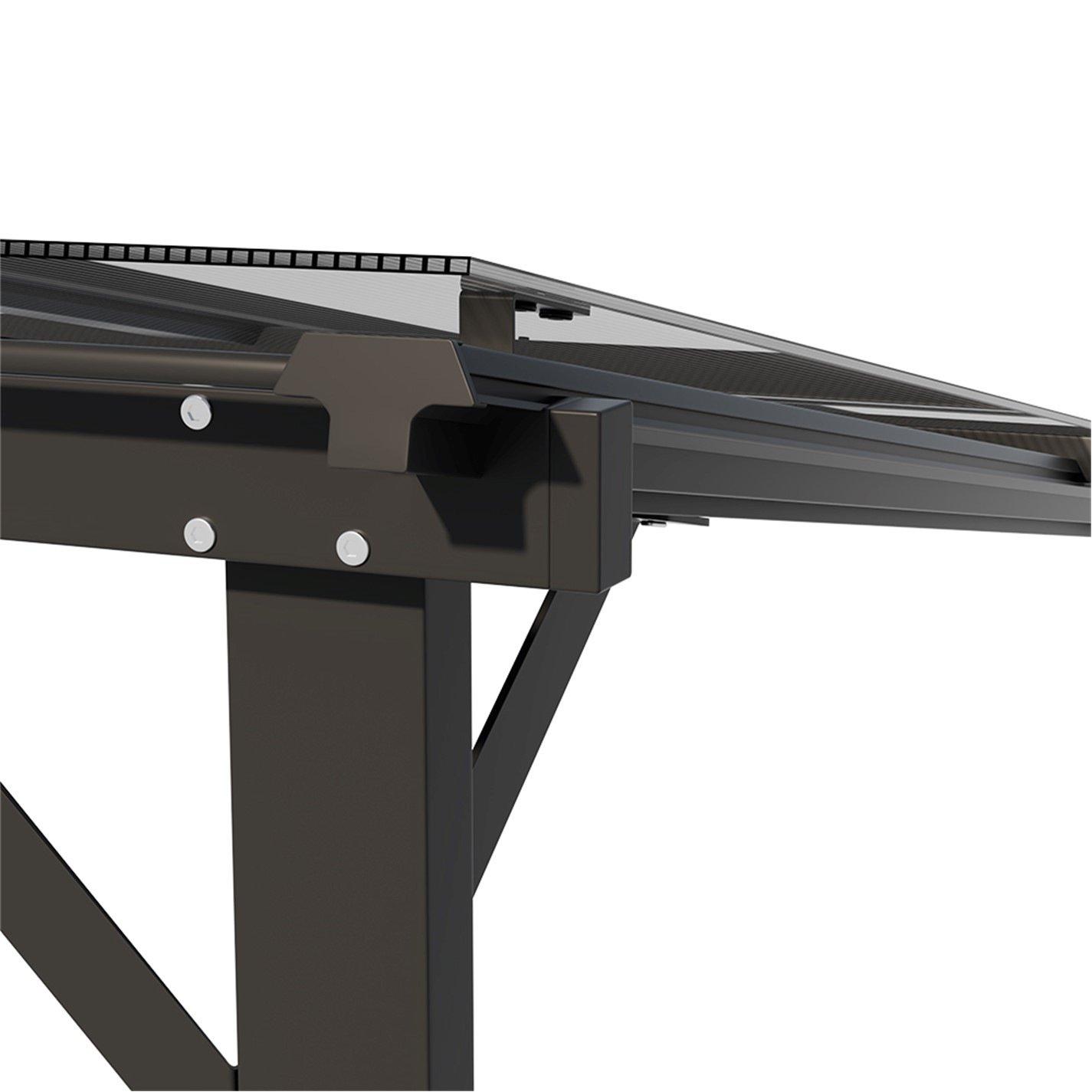 Grey - Breeins - Wall-Mounted Patio Canopy - 7