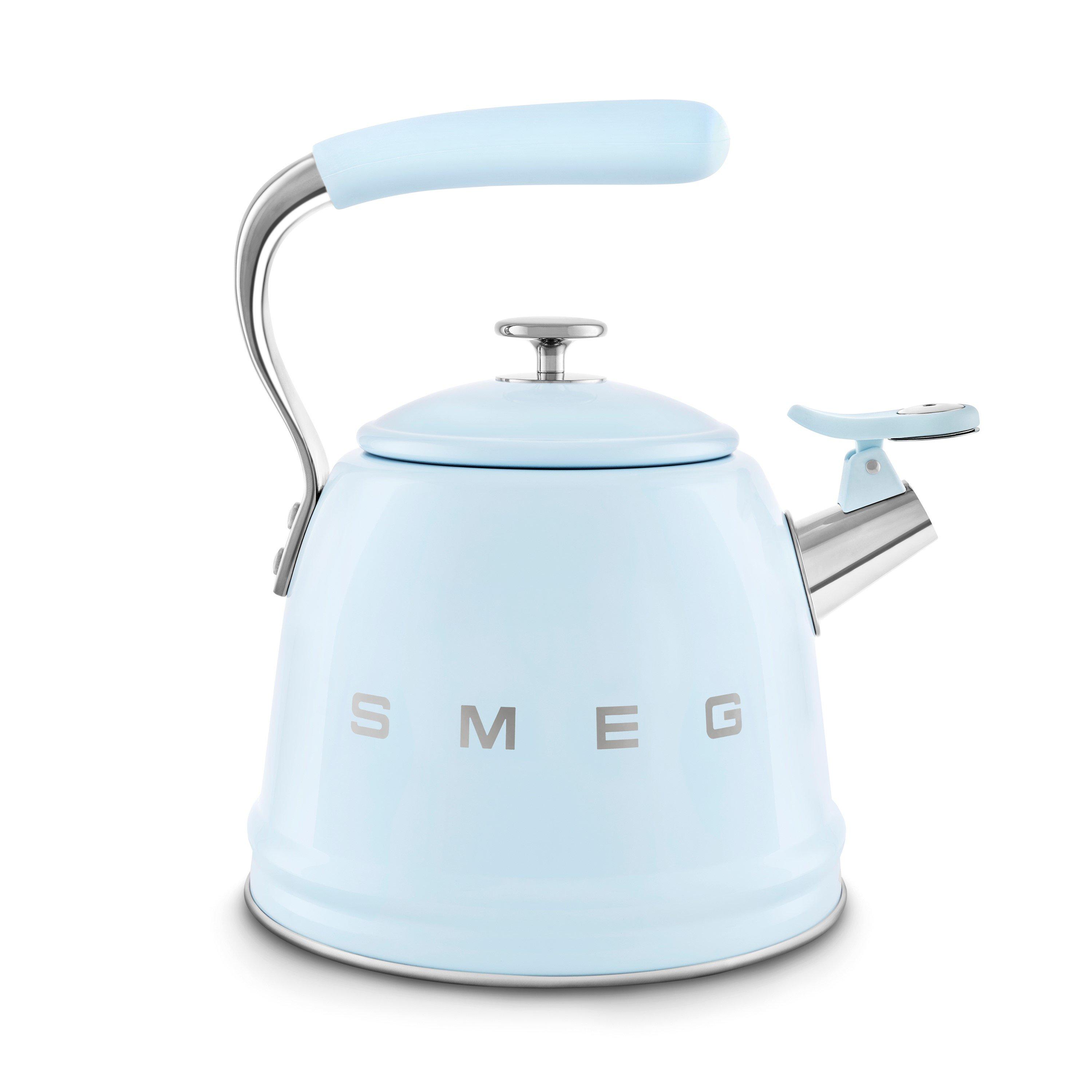Pastel Blue - Smeg - Whistling Kettle in Pastel Blue - 3