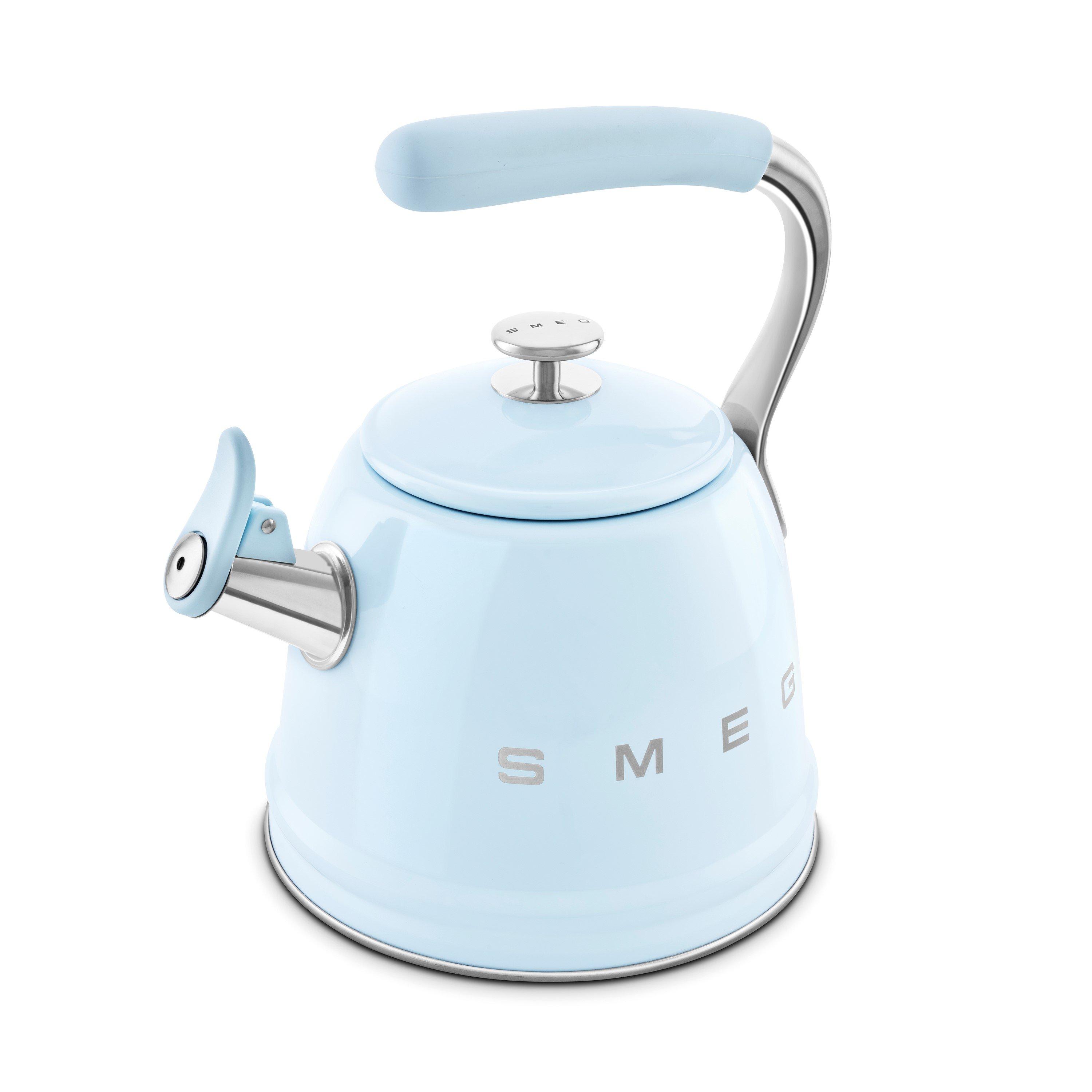 Pastel Blue - Smeg - Whistling Kettle in Pastel Blue - 5