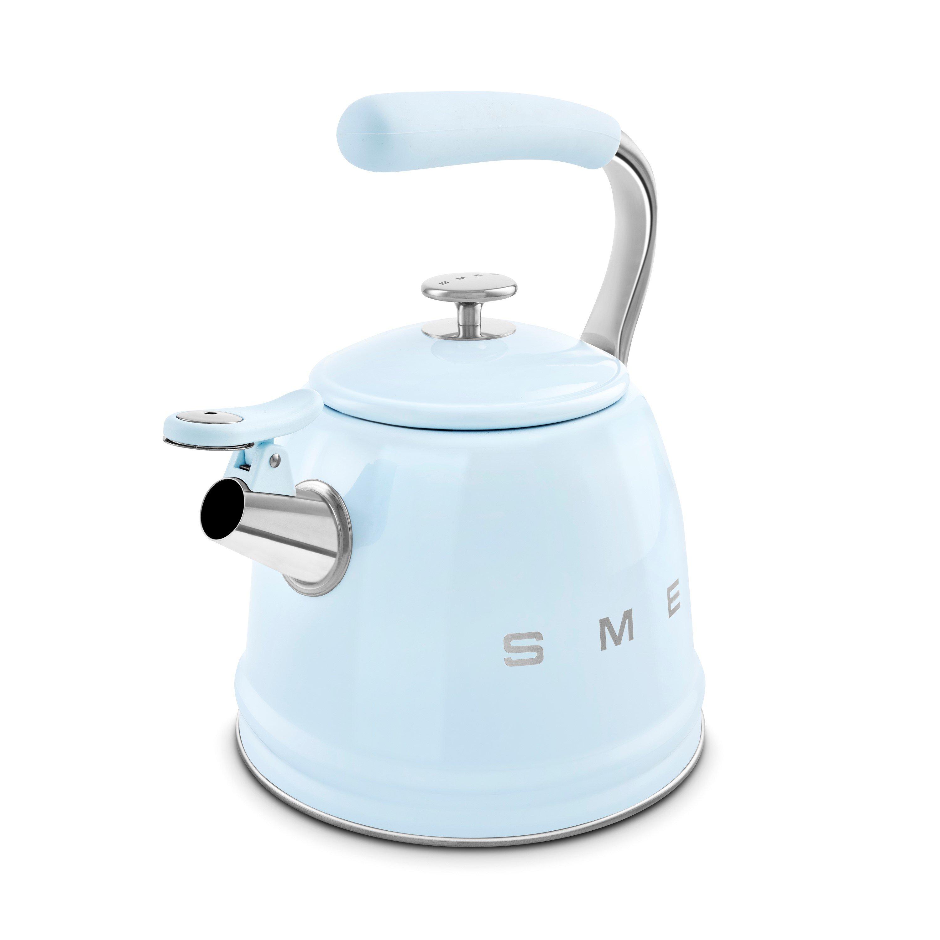 Pastel Blue - Smeg - Whistling Kettle in Pastel Blue - 6