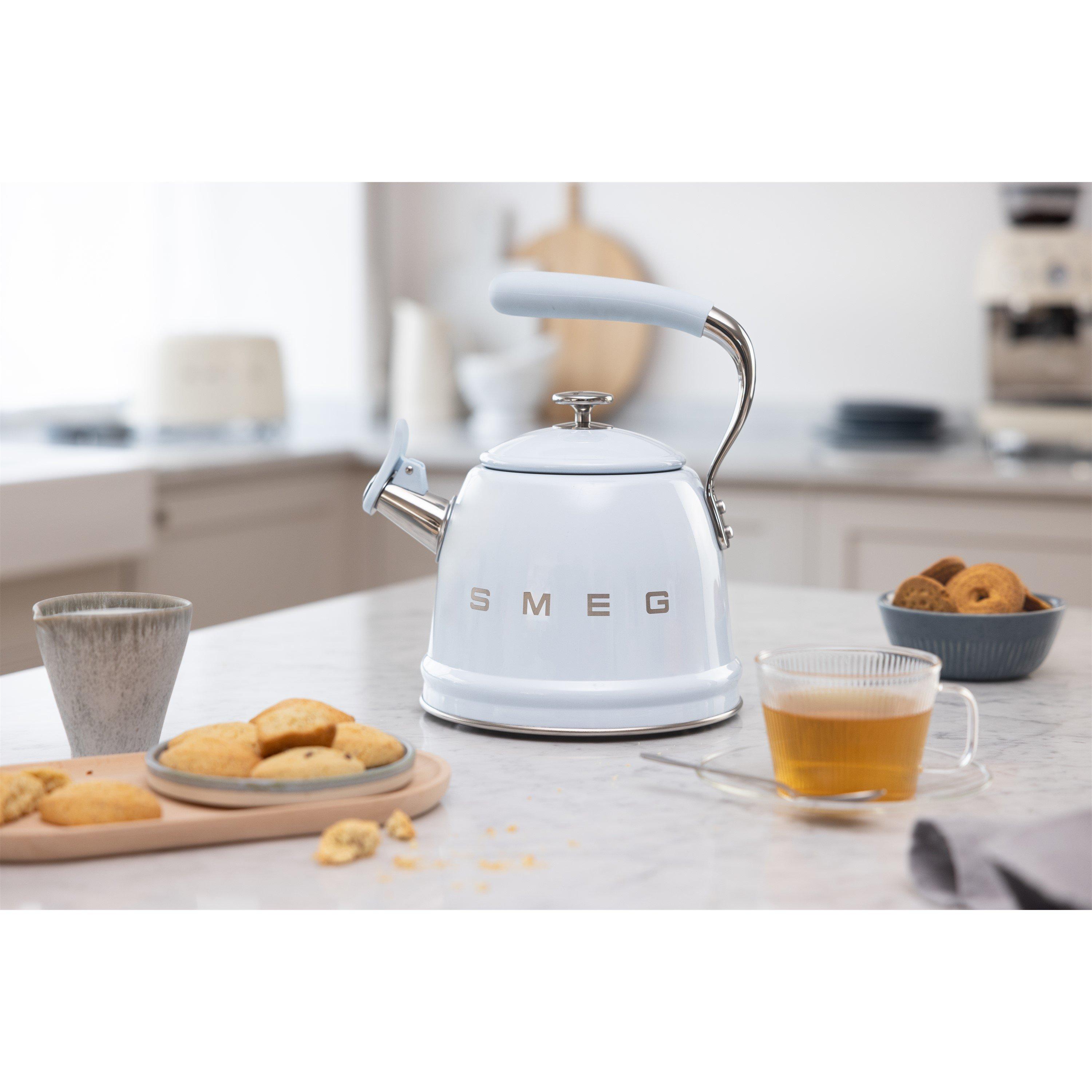 Pastel Blue - Smeg - Whistling Kettle in Pastel Blue - 9