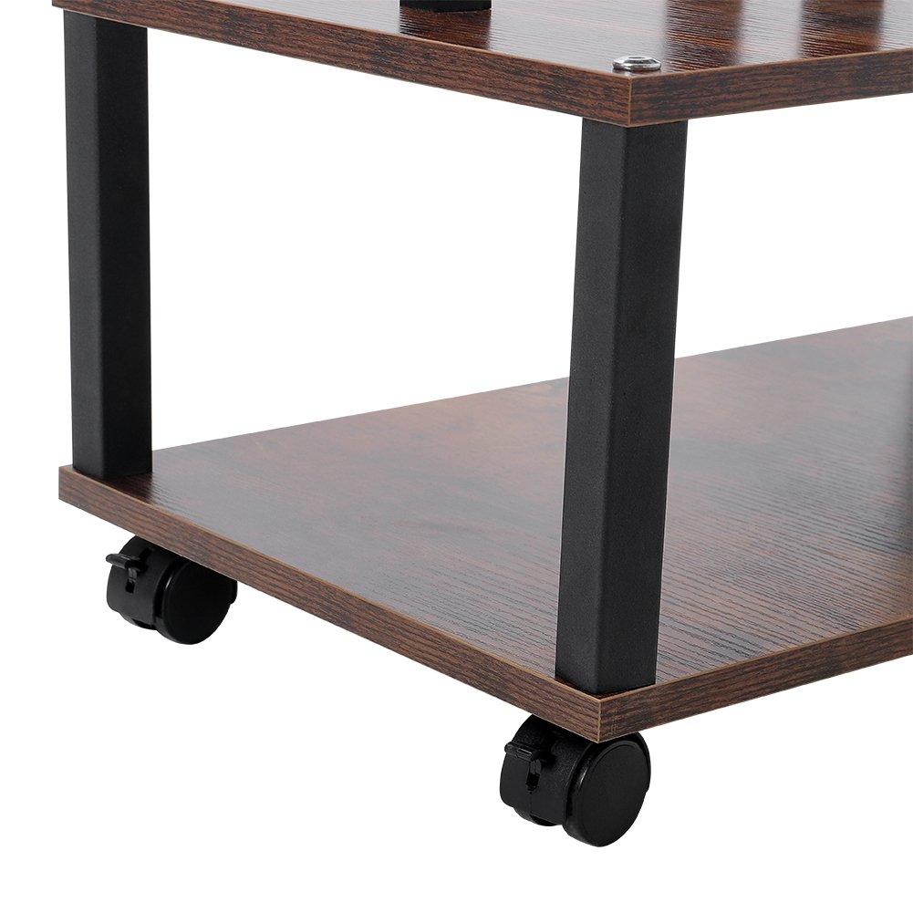 Brown And Black - LIFE IDEAS - 2x Half-Heart Tiered Plant Stand Brown - 7