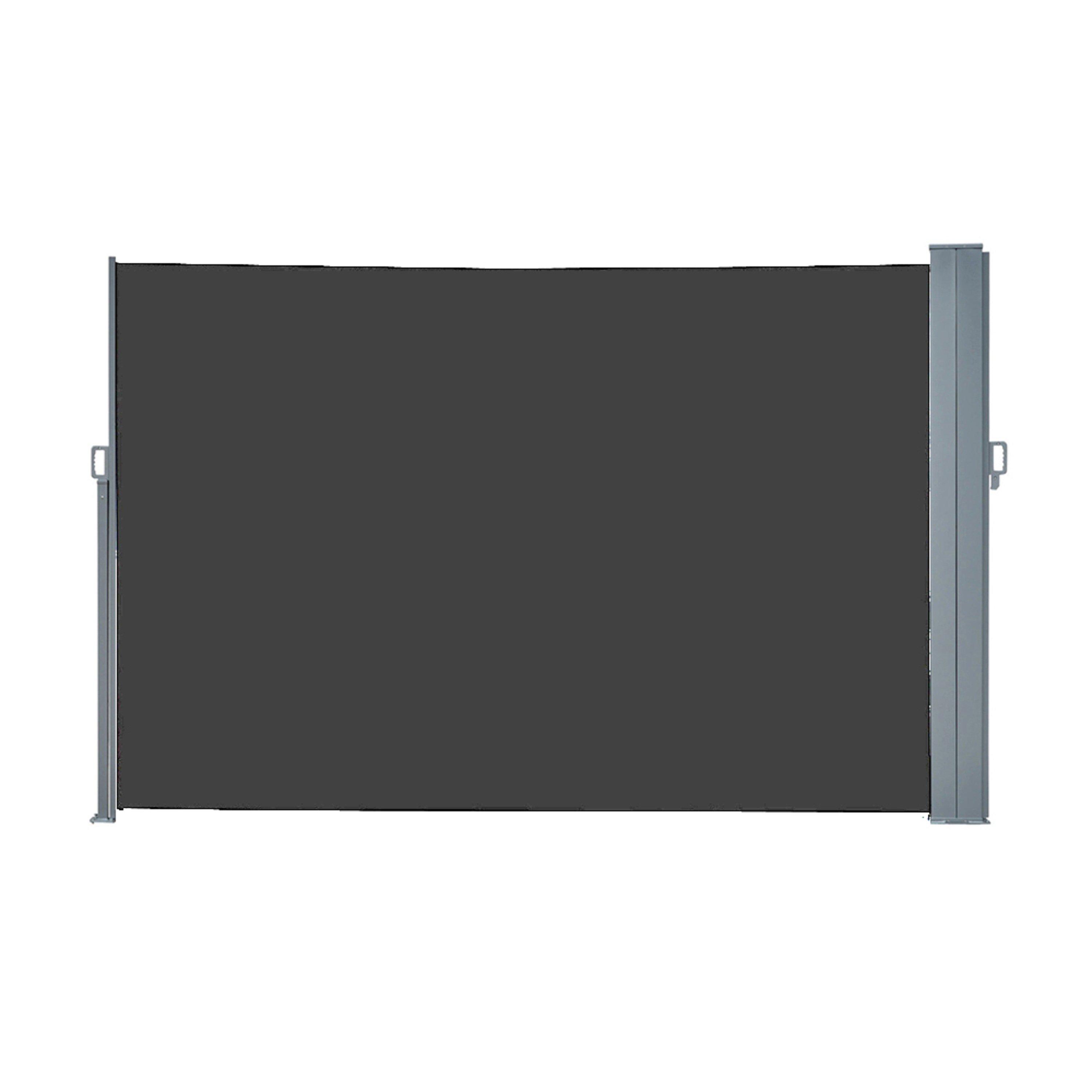 Grey - Breeins - Outdoor Retractable Privacy Side Awning - 4