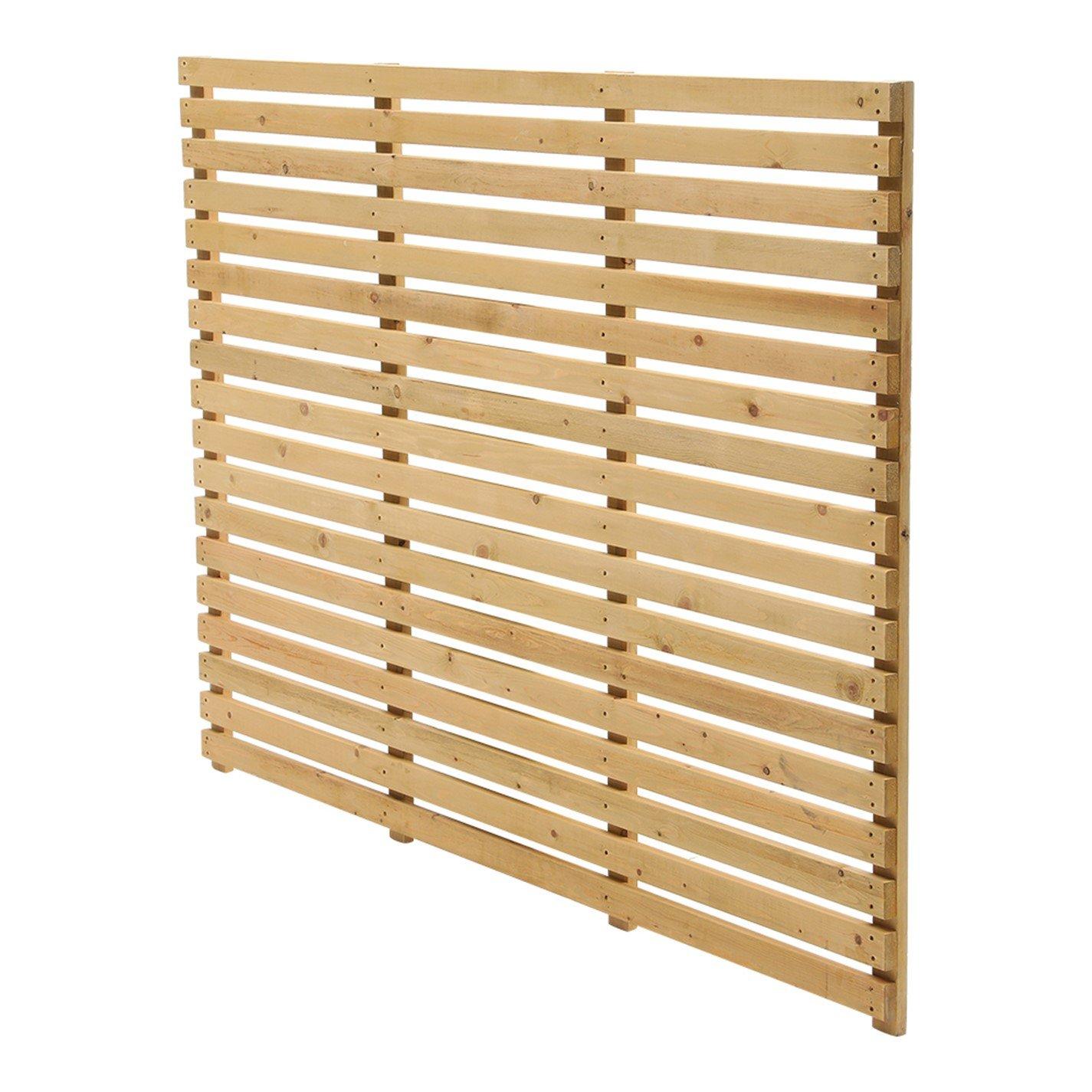 Beige - Breeins - 120cm Height Garden Privacy Wood Fence - 4