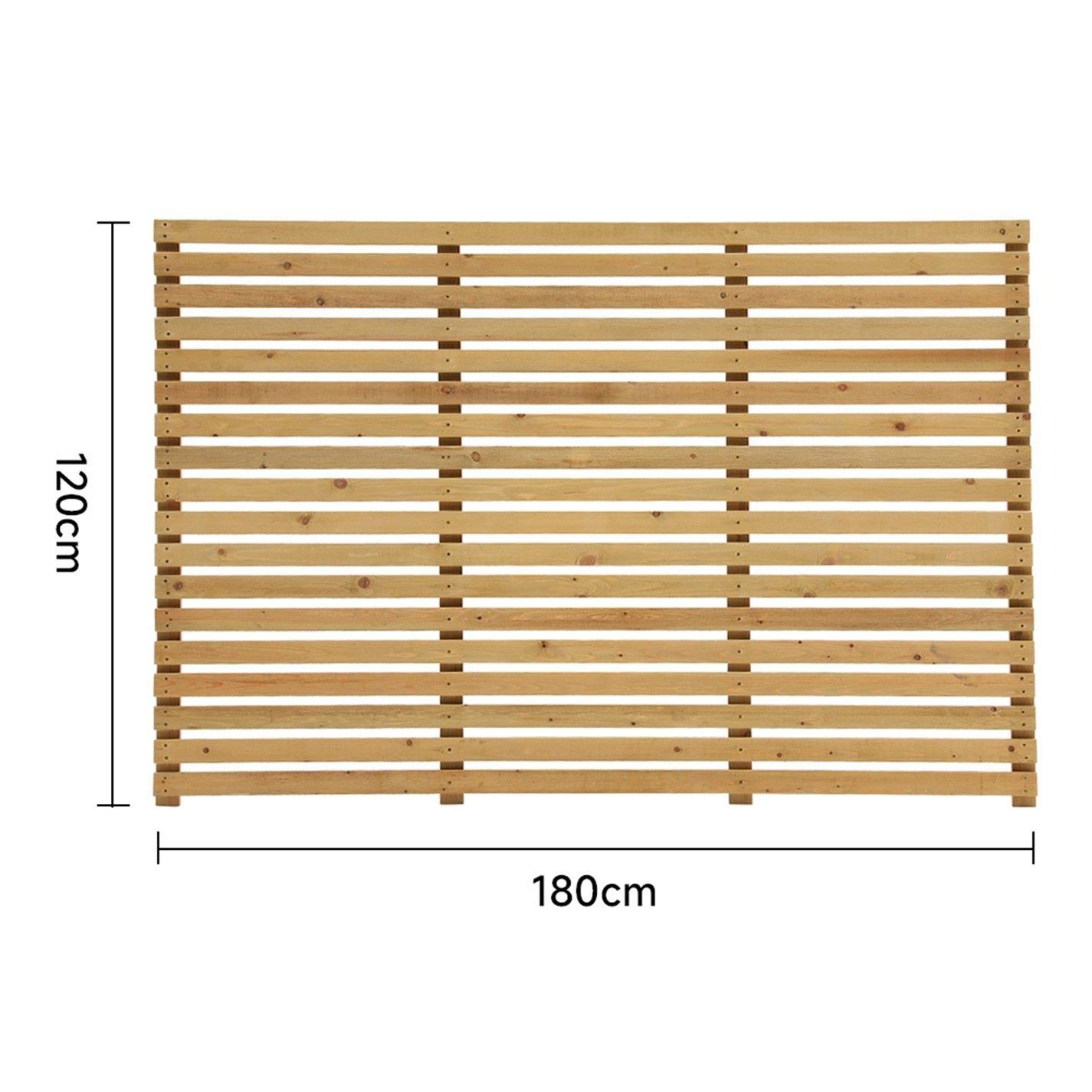 Beige - Breeins - 120cm Height Garden Privacy Wood Fence - 7