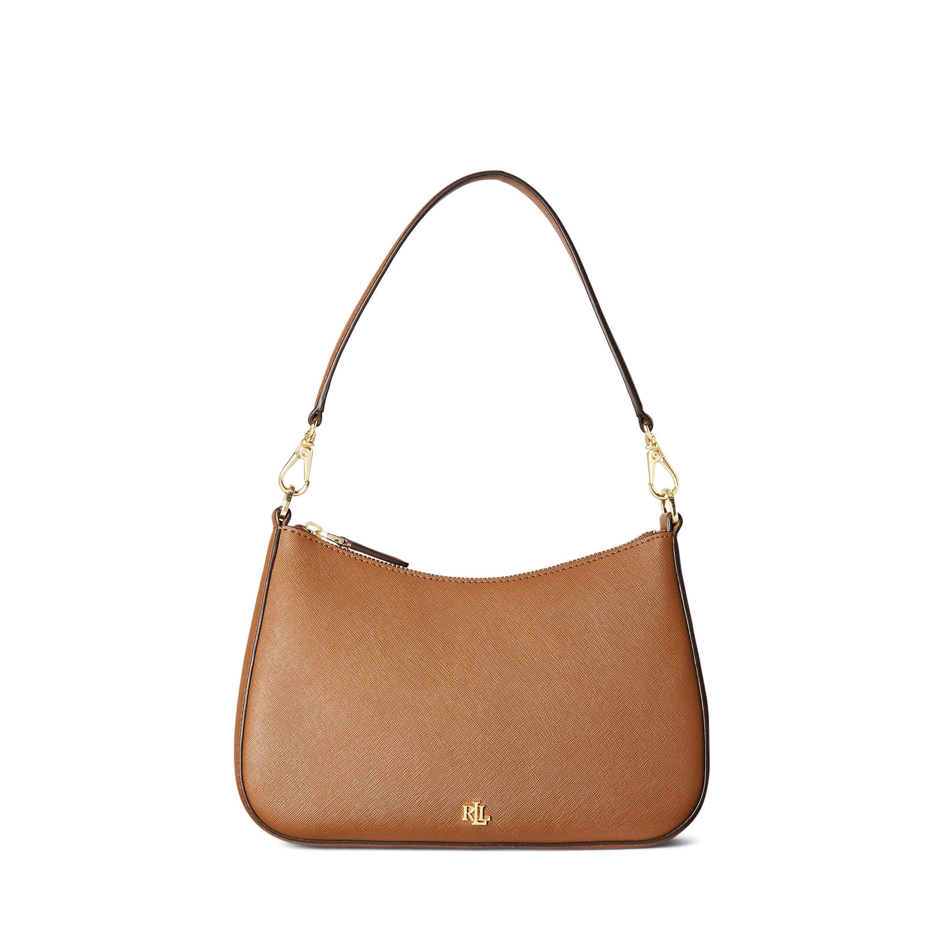Lauren By Ralph Lauren Women's Danni Leather Shoulder Bag - Lauren Tan