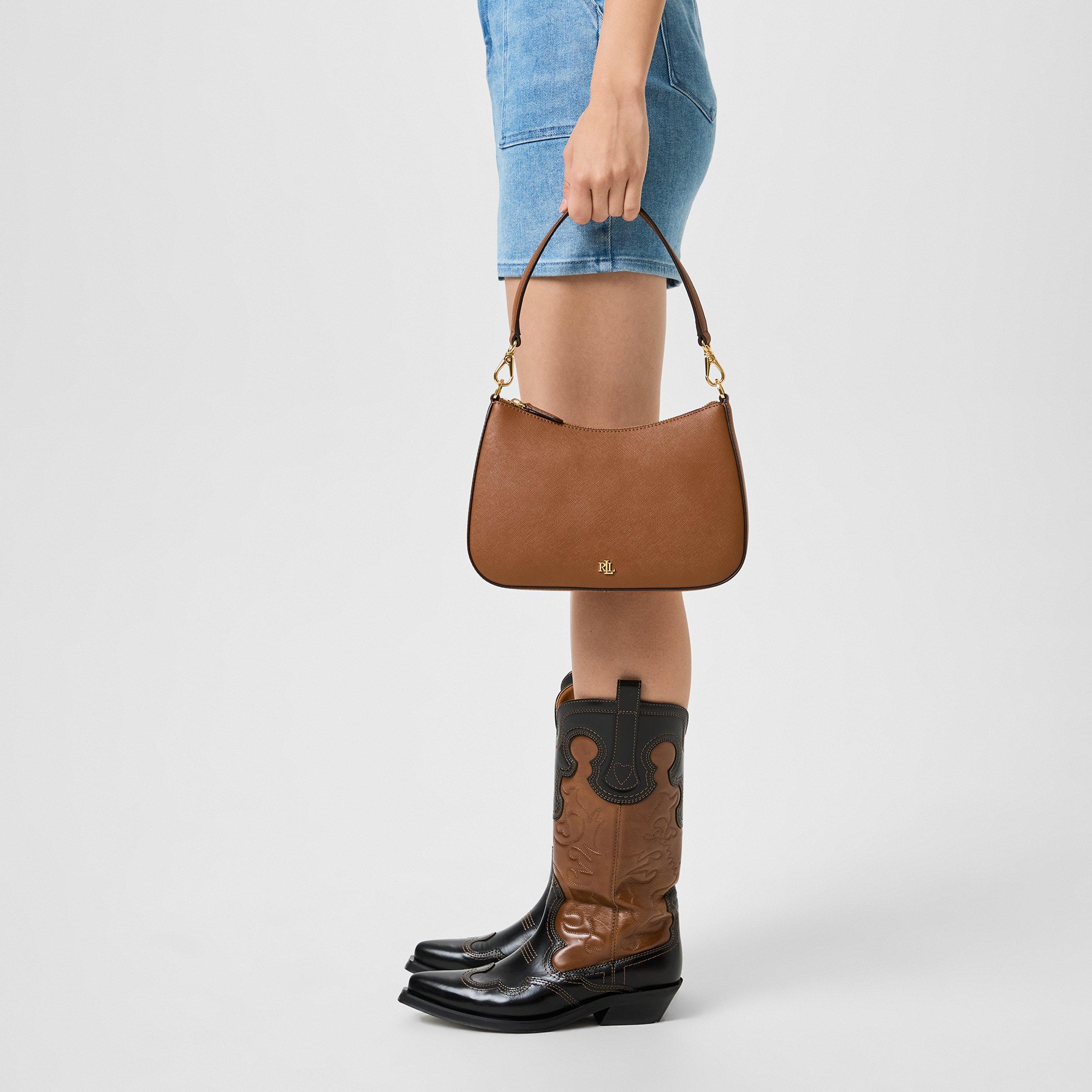 Lauren Tan - Lauren by Ralph Lauren - Women's Danni Leather Shoulder Bag - 2