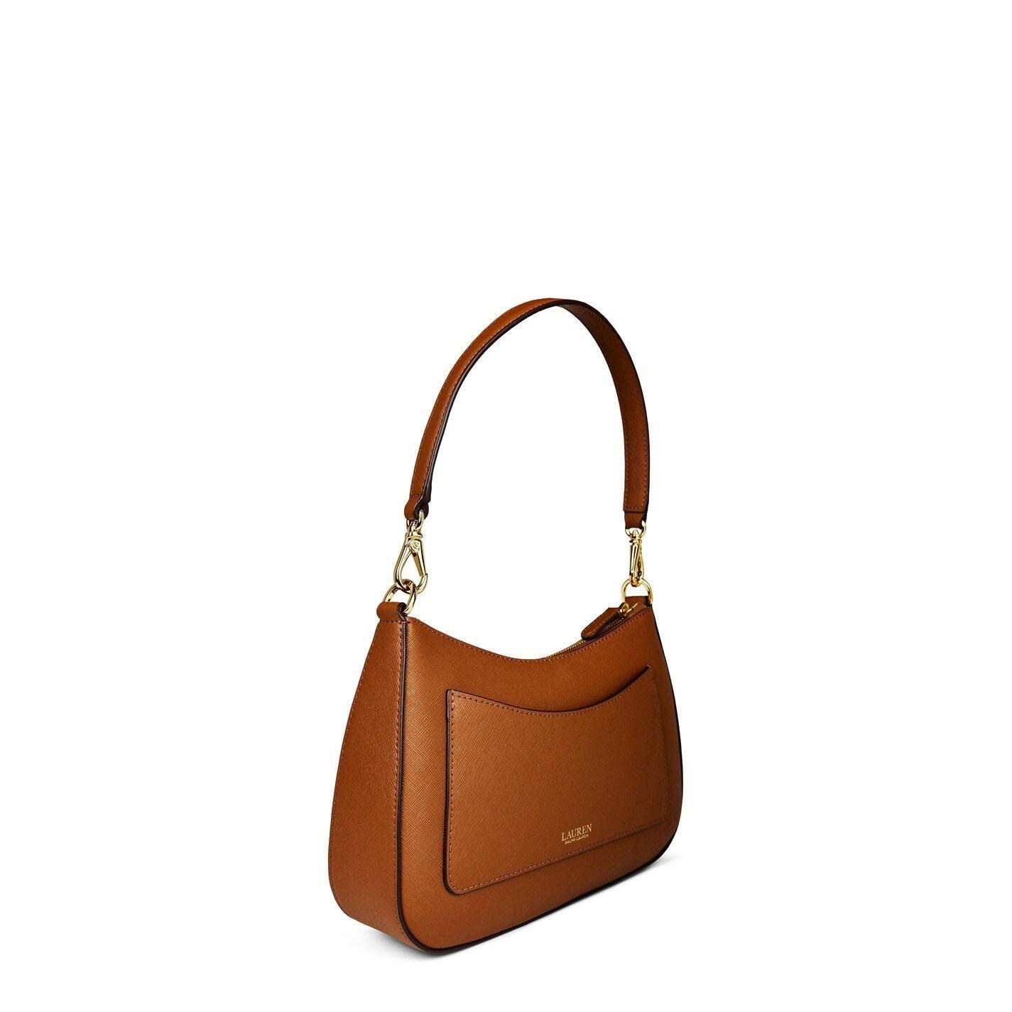 Lauren Tan - Lauren by Ralph Lauren - Women's Danni Leather Shoulder Bag - 6