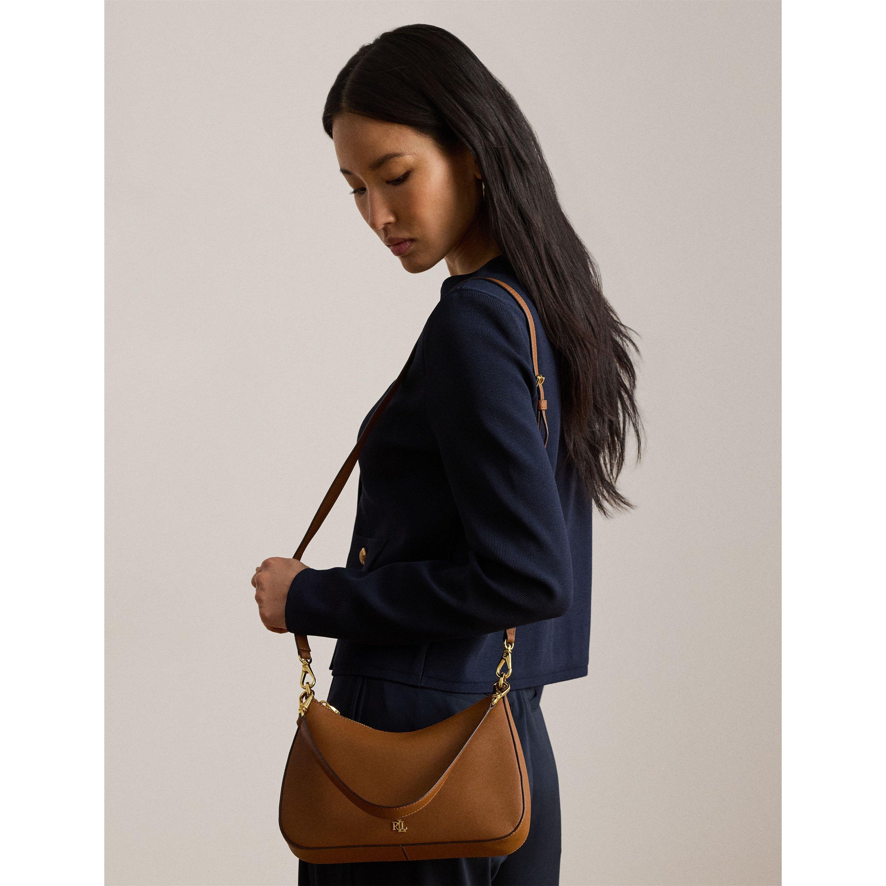 Lauren Tan - Lauren by Ralph Lauren - Women's Danni Leather Shoulder Bag - 6