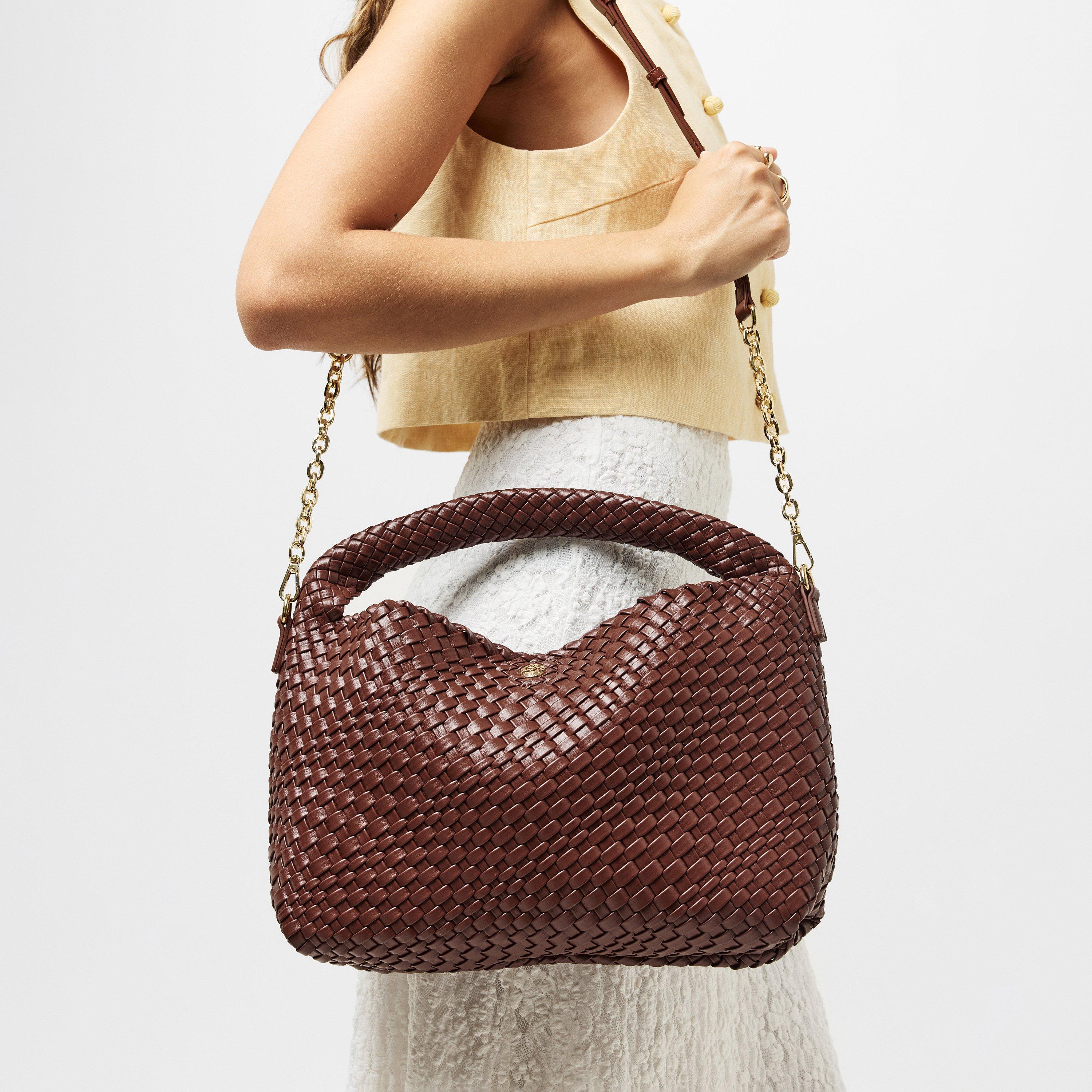 TAN - Dune London - Women's Woven Hobo Bag - 3