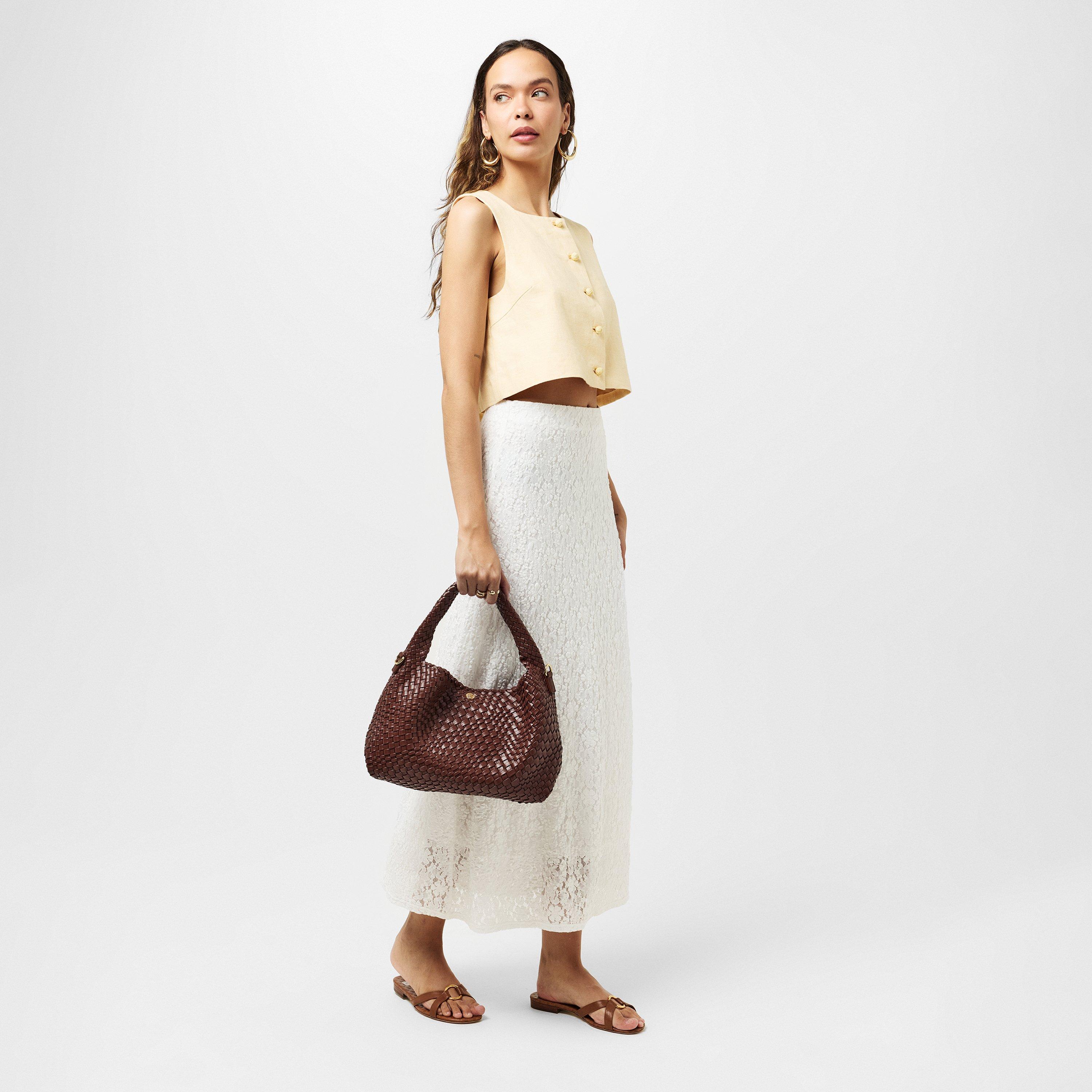 TAN - Dune London - Women's Woven Hobo Bag - 6