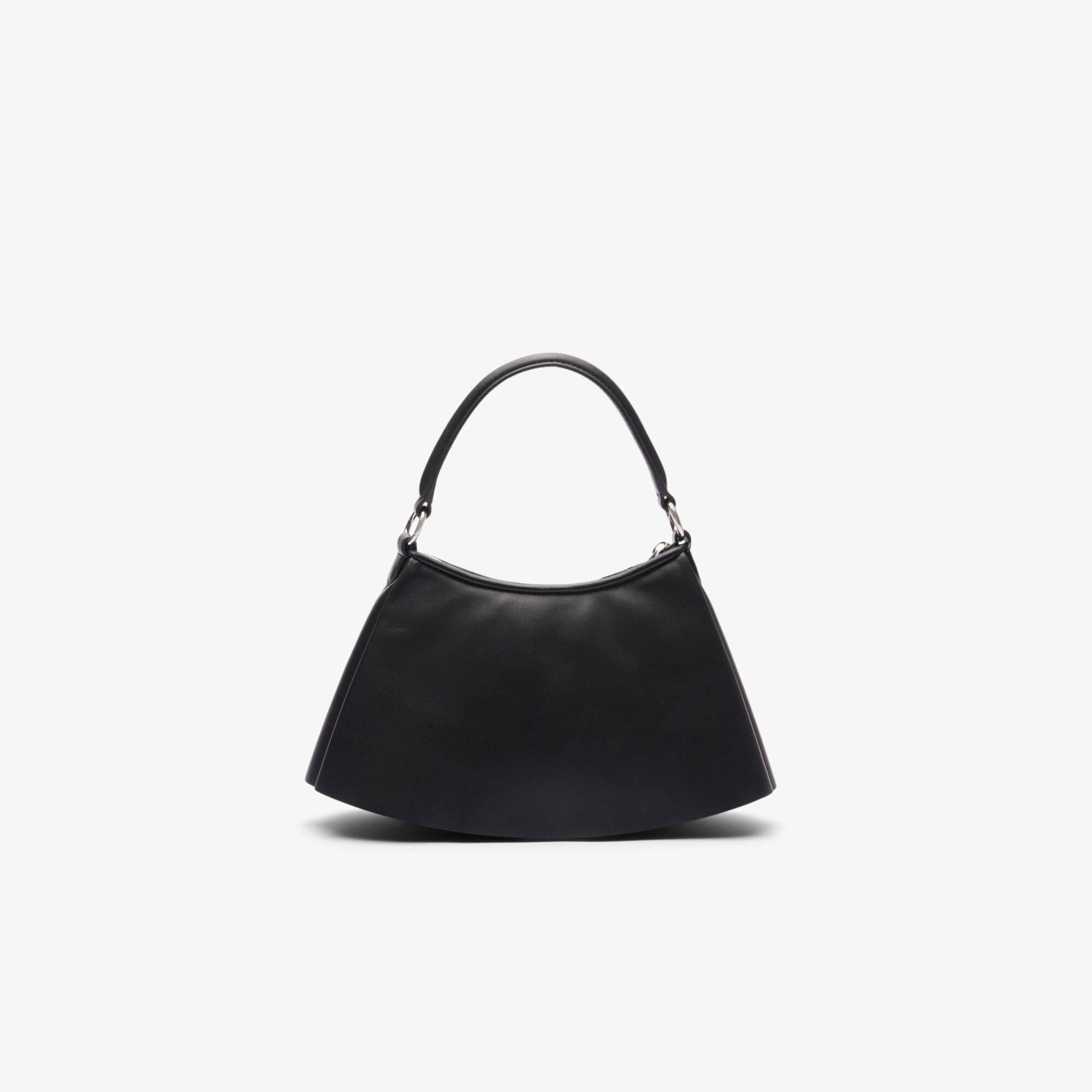 Noir - Lacoste - Women's Lenglen Shoulder Bags - 3