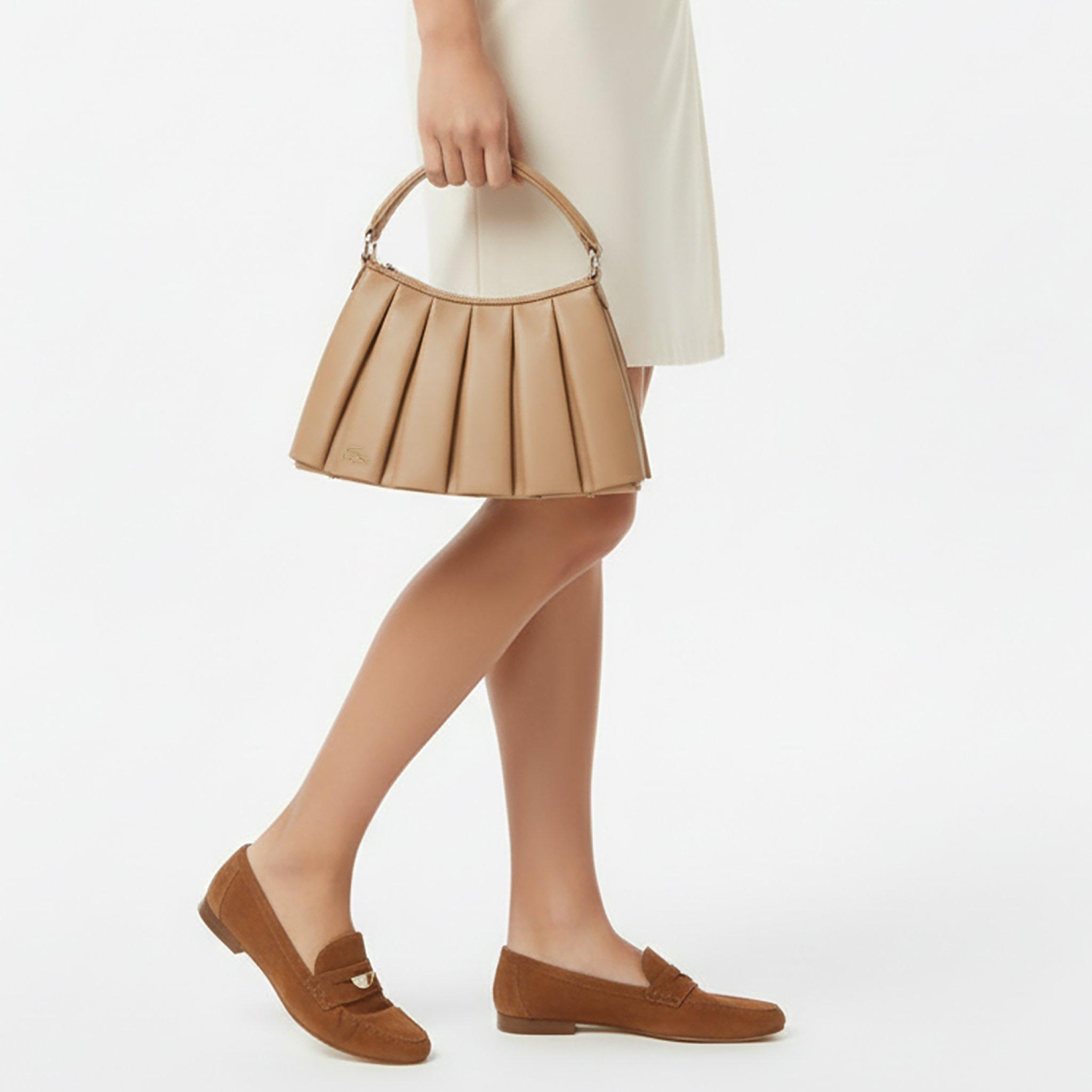 Beige - Lacoste - Womens Lenglen Shoulder Bags - 3
