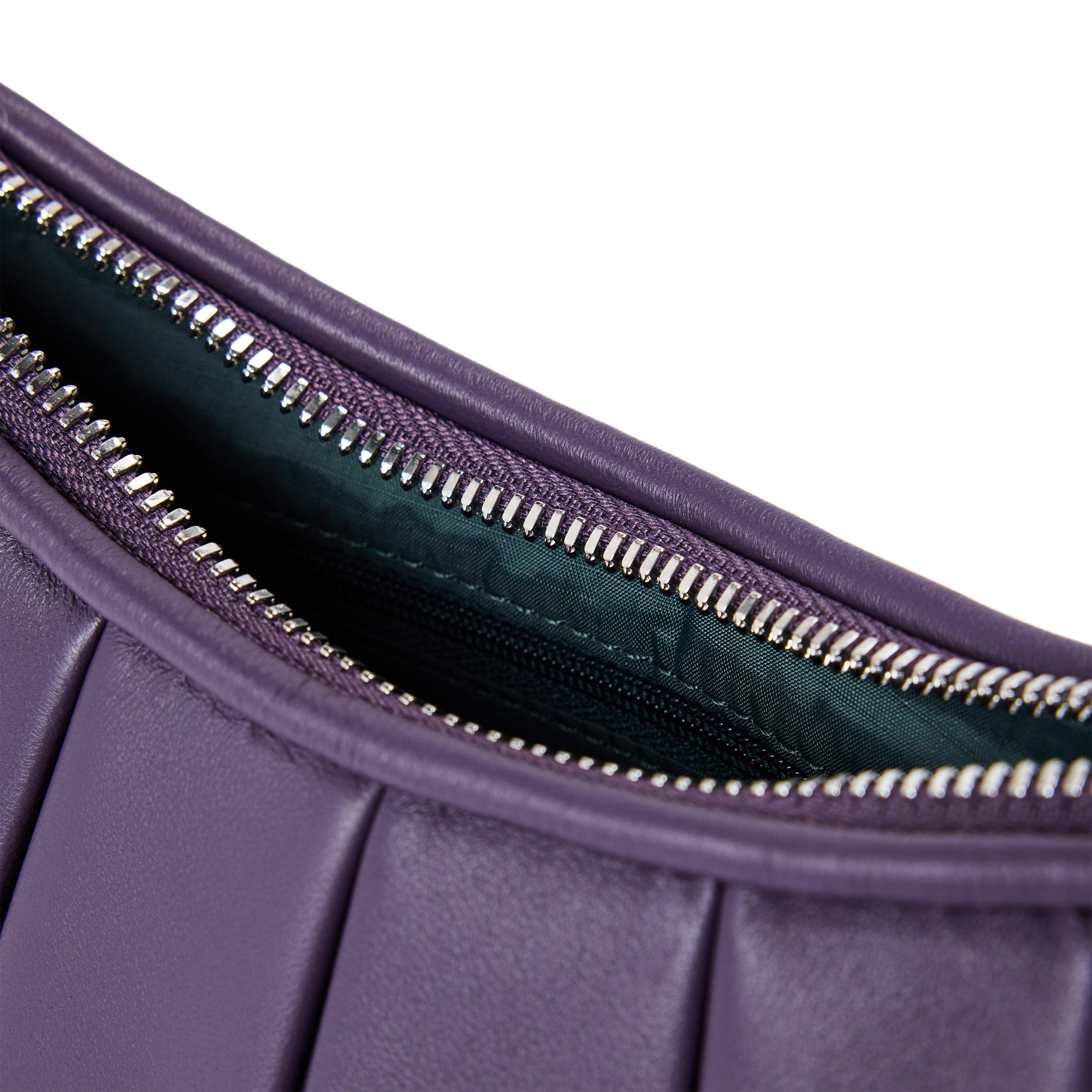 Purple - Lacoste - Womens Lenglen Shoulder Bags - 4