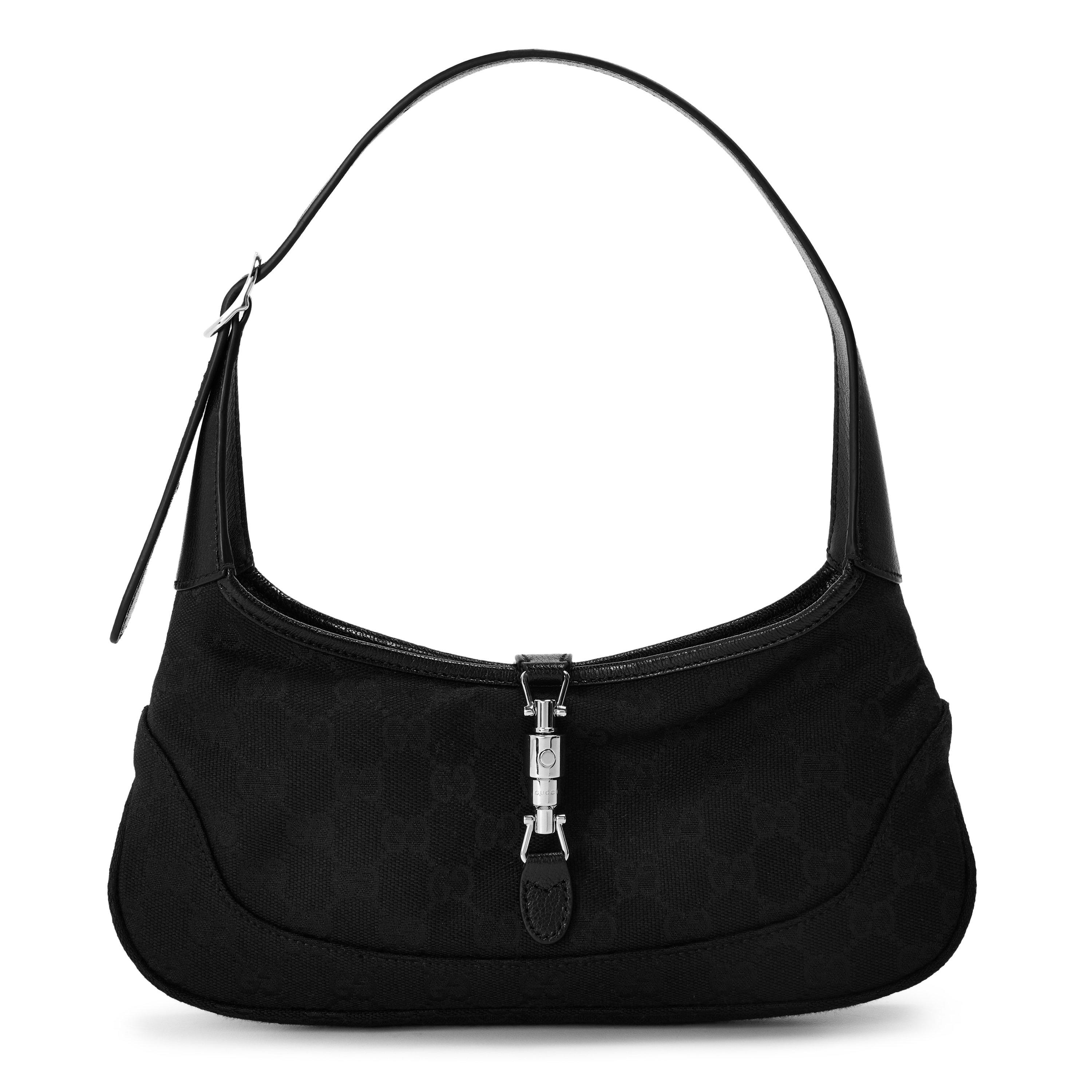 Gucci Jackie Slim Medium Shoulder Bag - Black/Black
