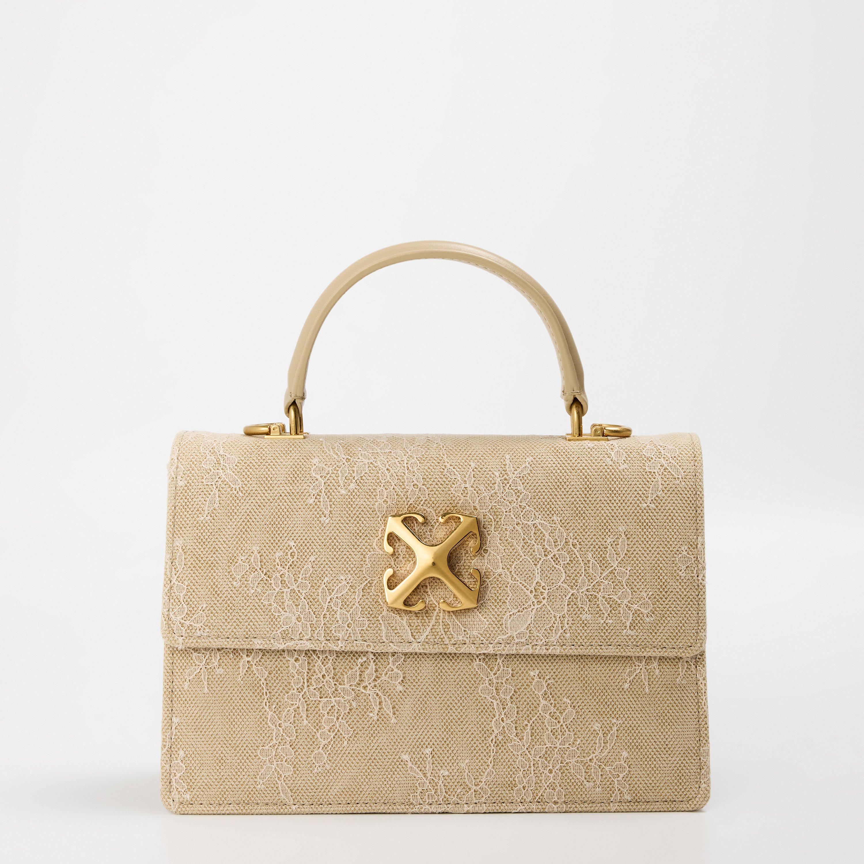 Beige - Off White - Women's Shoulder Bag - 1