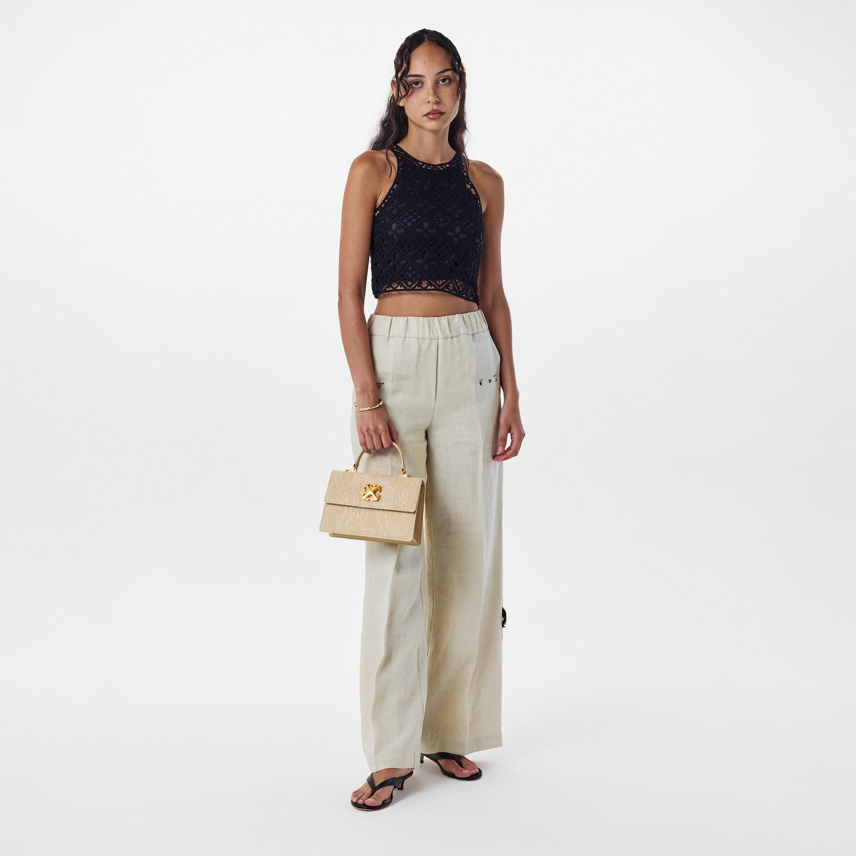 Beige - Off White - Women's Shoulder Bag - 6