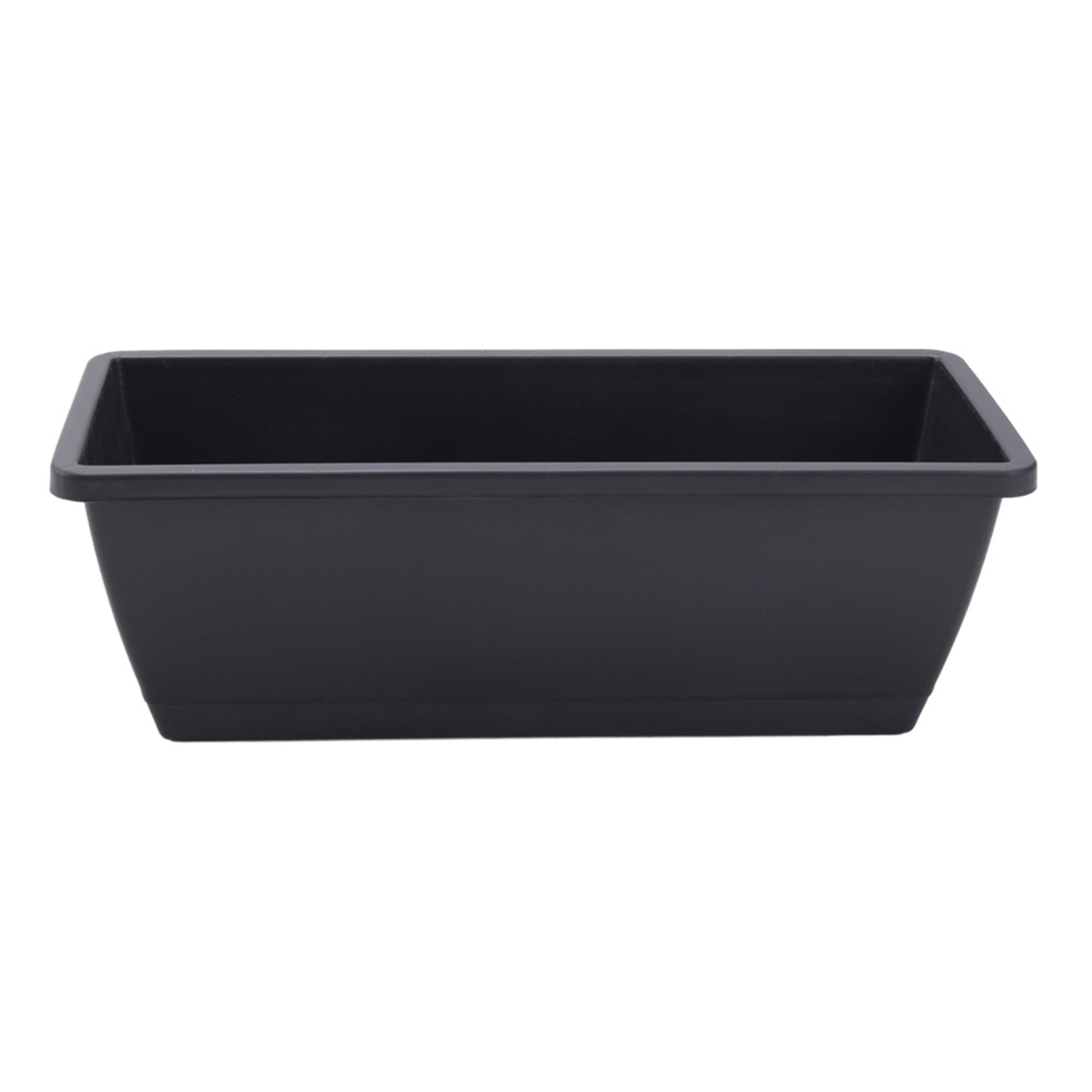 Dark Grey - Breeins - 5-Piece Rectangle Garden Planter Set - 2