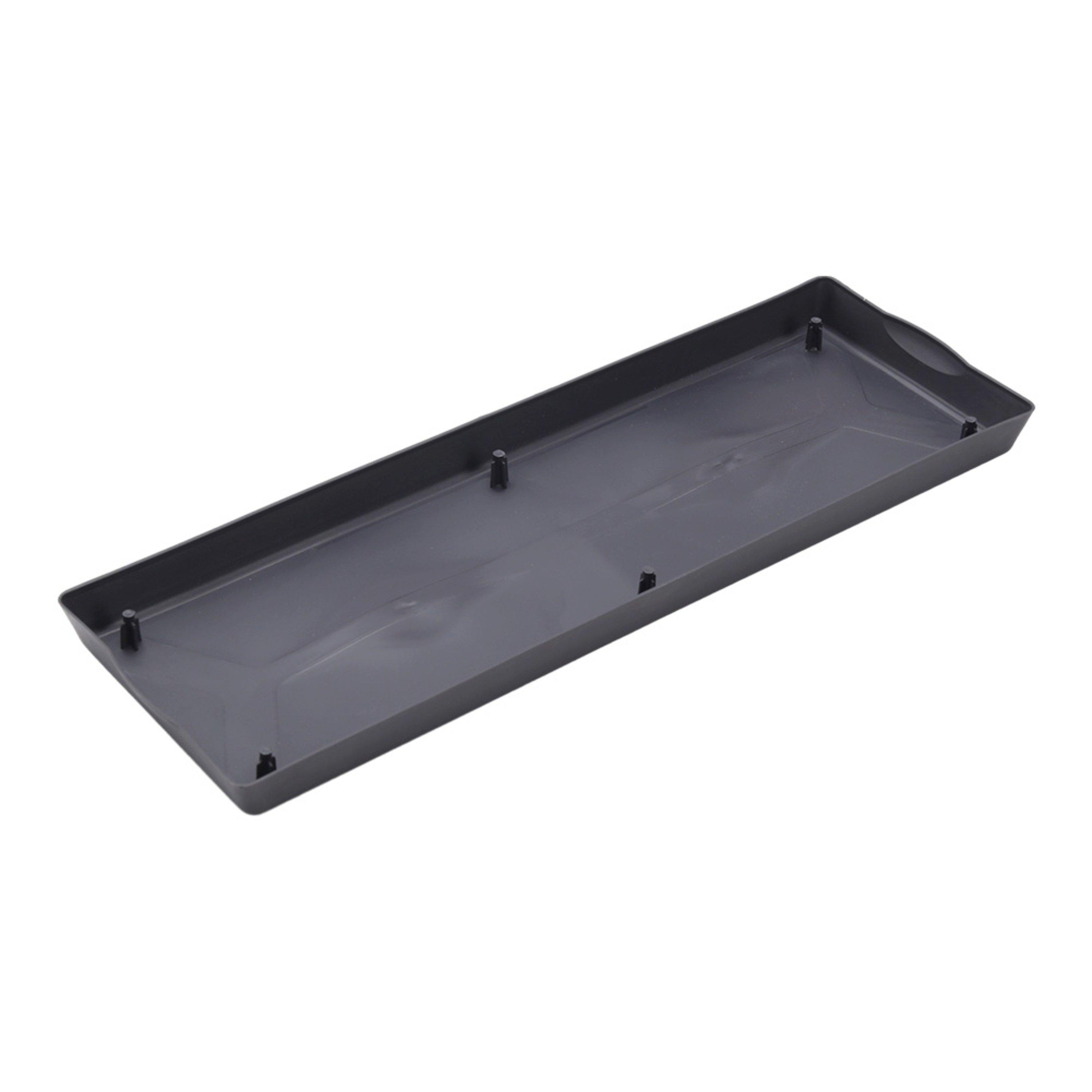 Dark Grey - Breeins - 5-Piece Rectangle Garden Planter Set - 6