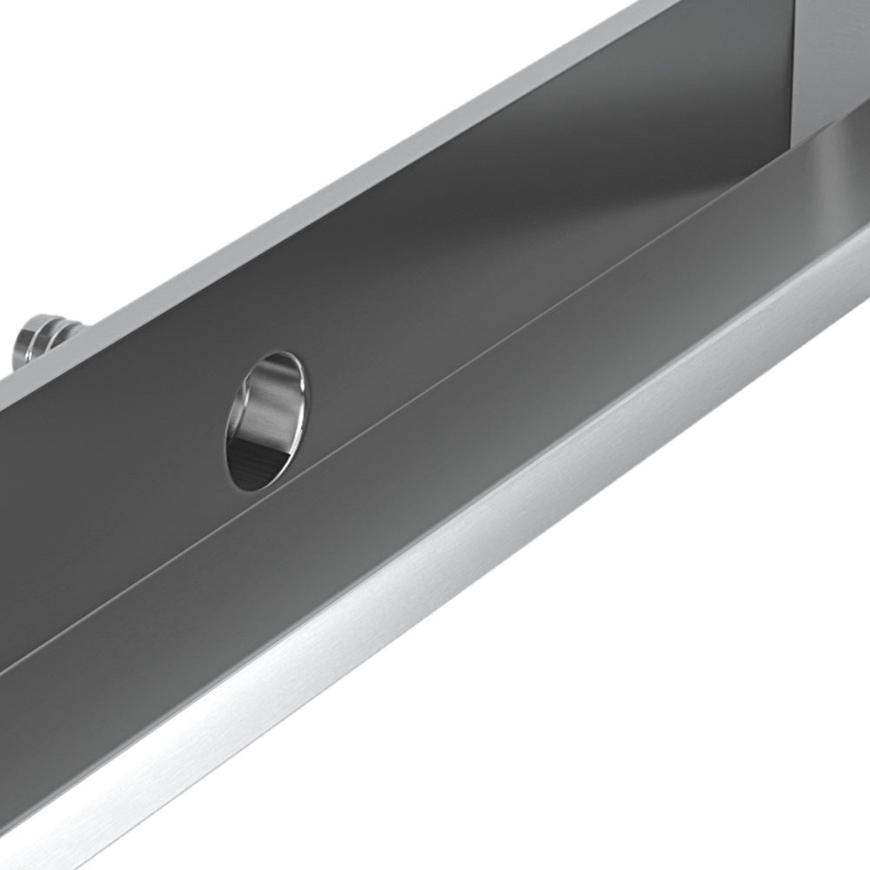 Silver - Breeins - 60cm Back Entry Stainless Steel Water Blade - 7