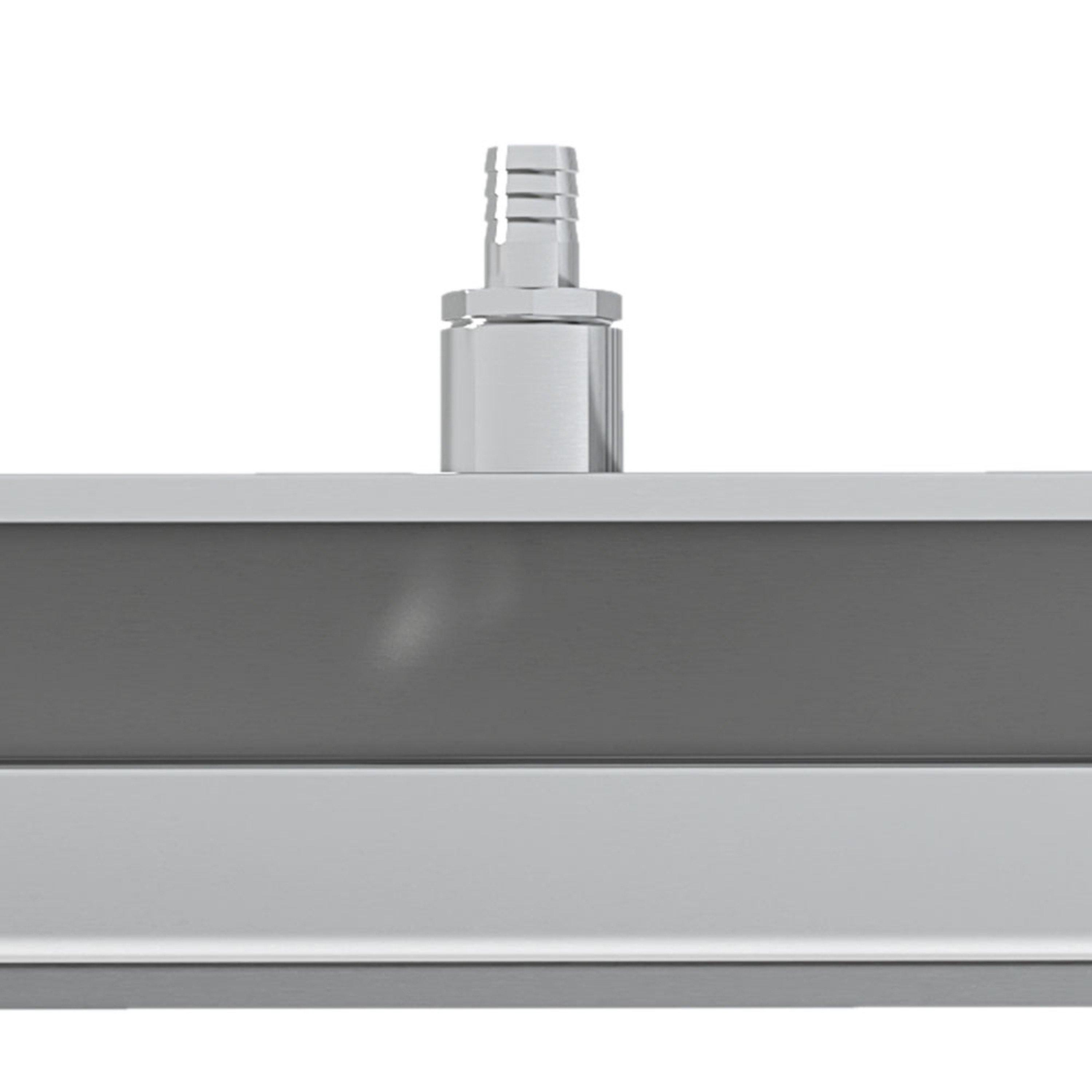 Silver - Breeins - 60cm Back Entry Stainless Steel Water Blade - 9