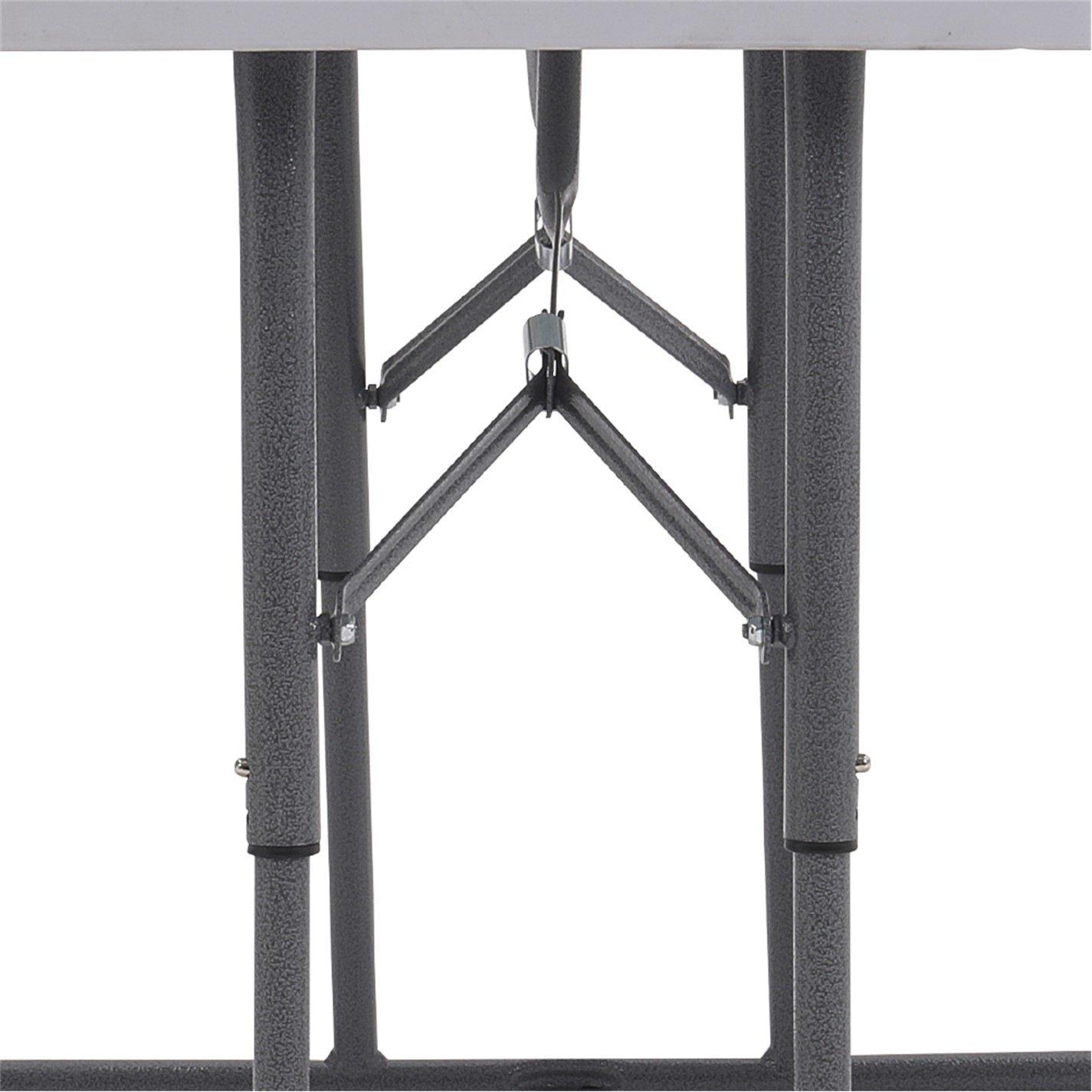 White - Breeins - 54x95.5x83cm Foldable Picnic Table and Bench Set - 10