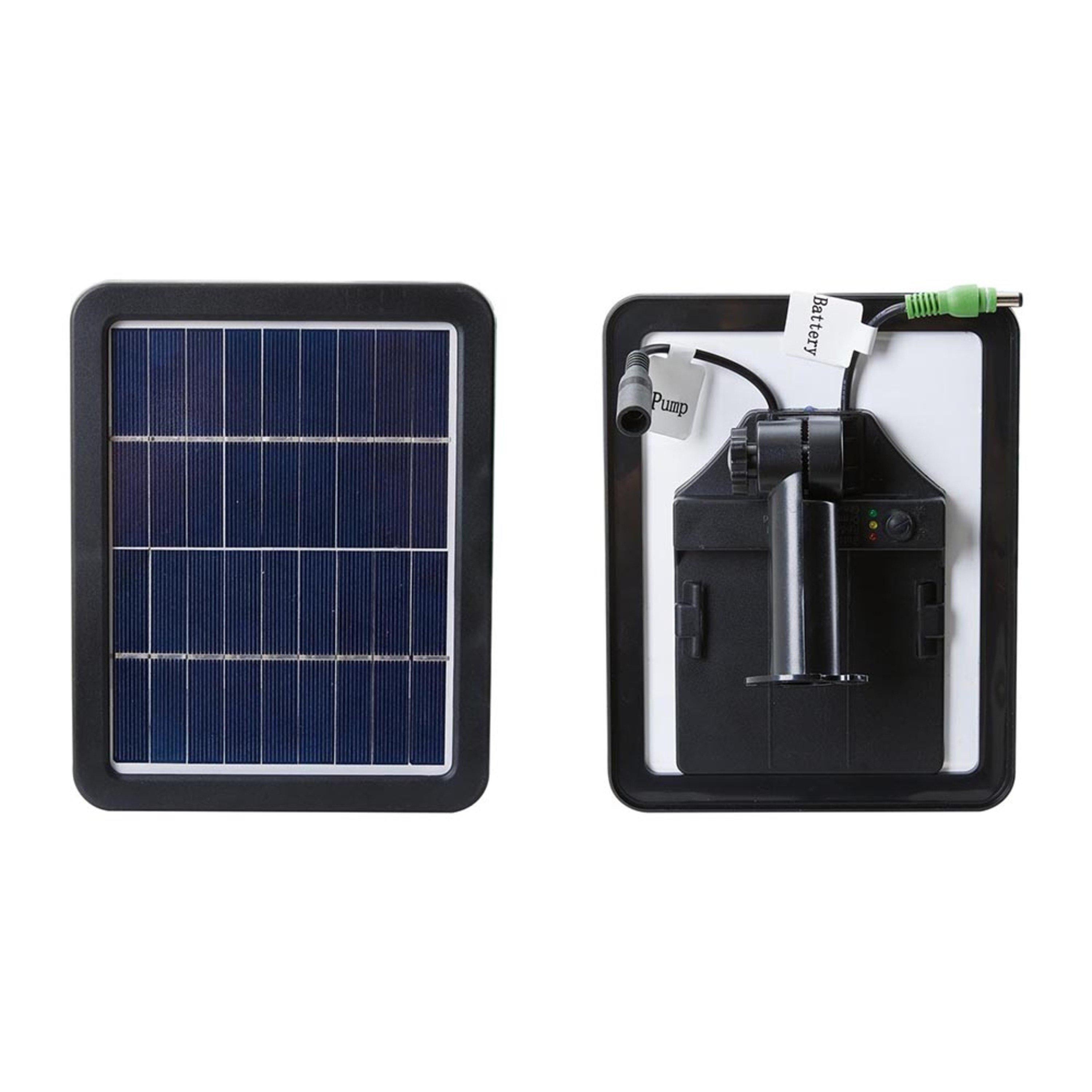 Grey - Breeins - Outdoor Solar-Powered Water Fountain Decor - 9