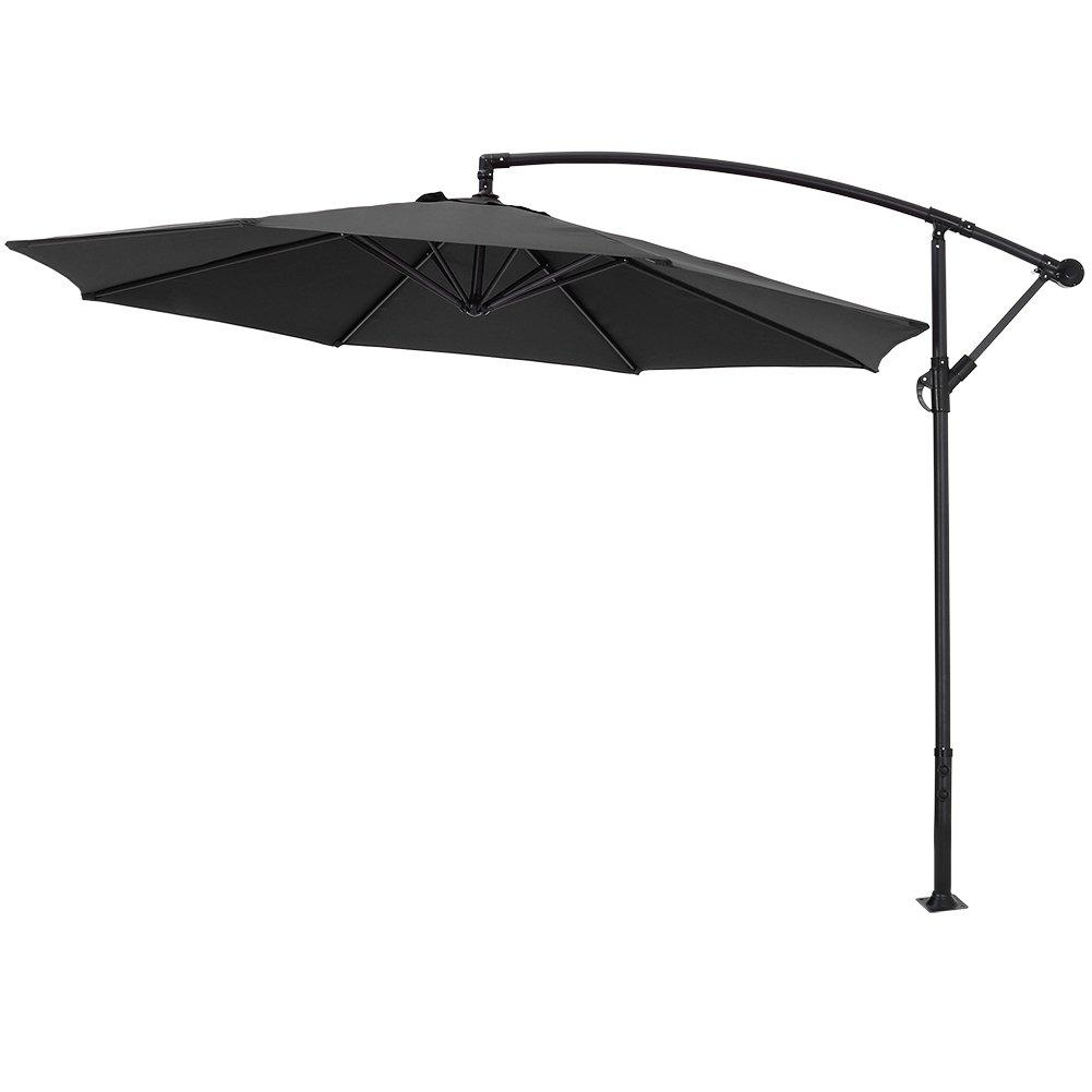 Black - Breeins - 3M Black Banana Cantilever Patio Paraso - 3