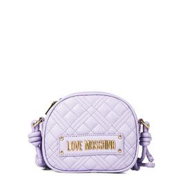 Love Moschino Super Quilt Oval Bag