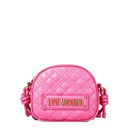 Love Moschino Super Quilt Oval Bag