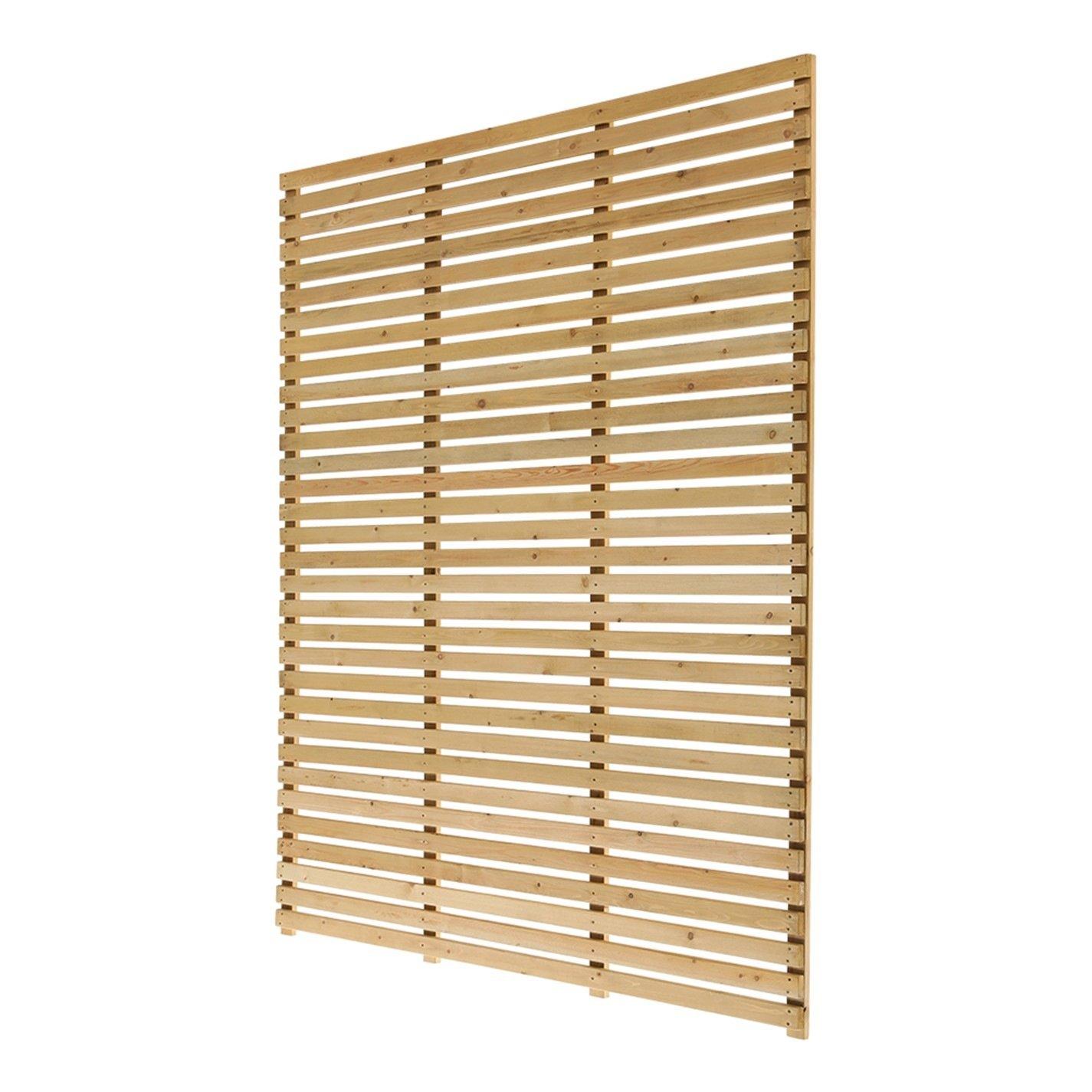 Beige - Breeins - 210cm Height Garden Privacy Wood Fence - 4