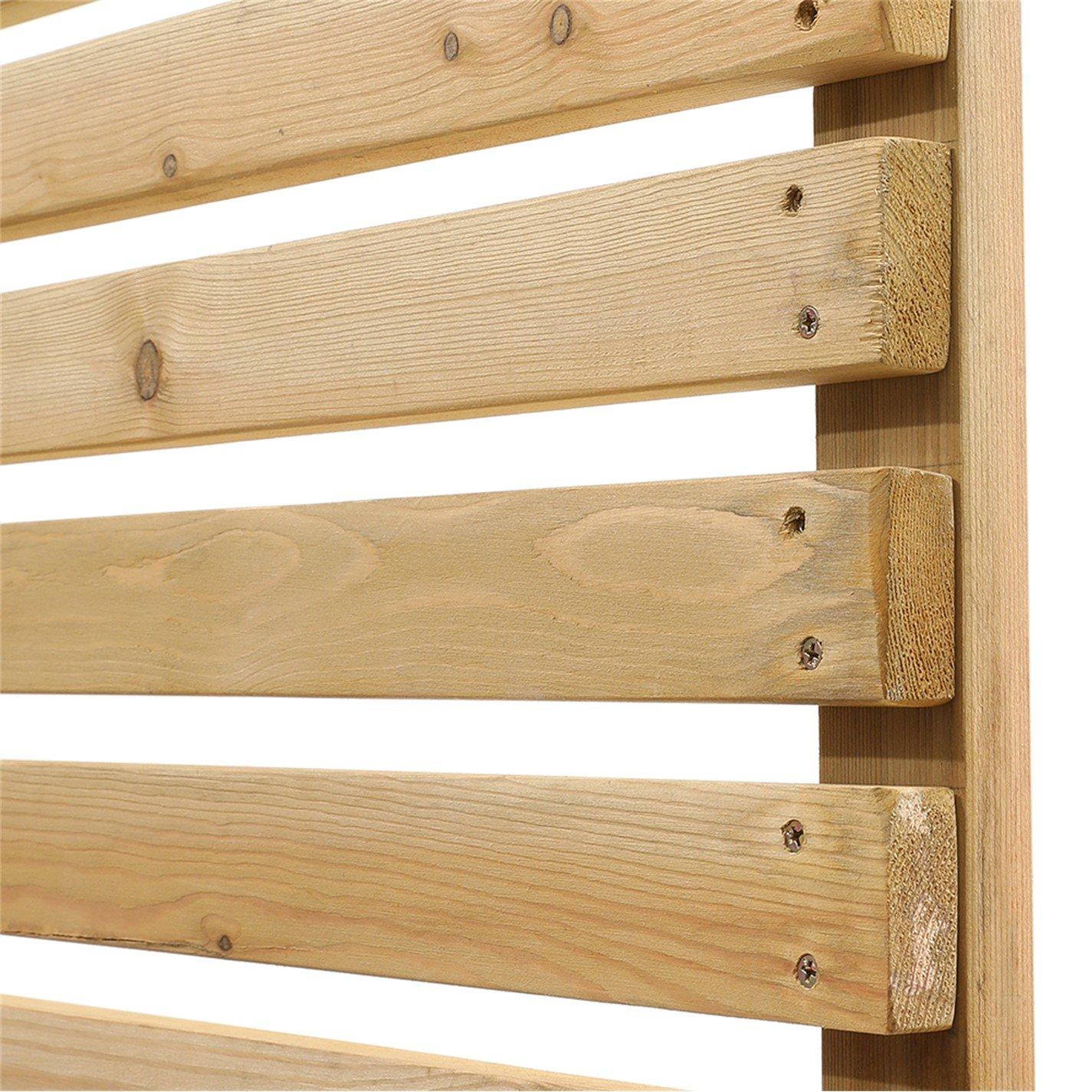 Beige - Breeins - 210cm Height Garden Privacy Wood Fence - 5