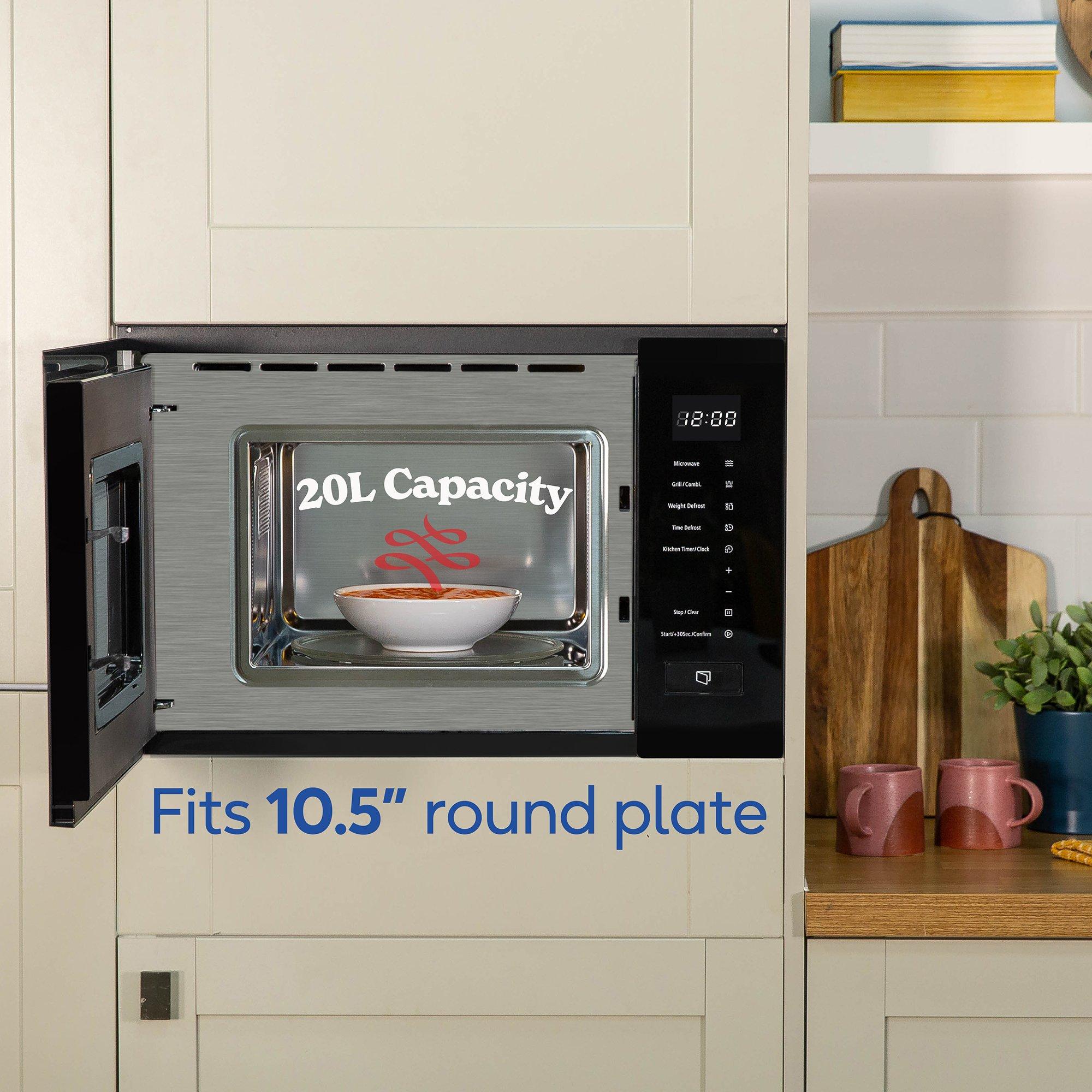 Black - Russell Hobbs - RHBM2002B Digital Microwave & Grill 20L in Black - 4