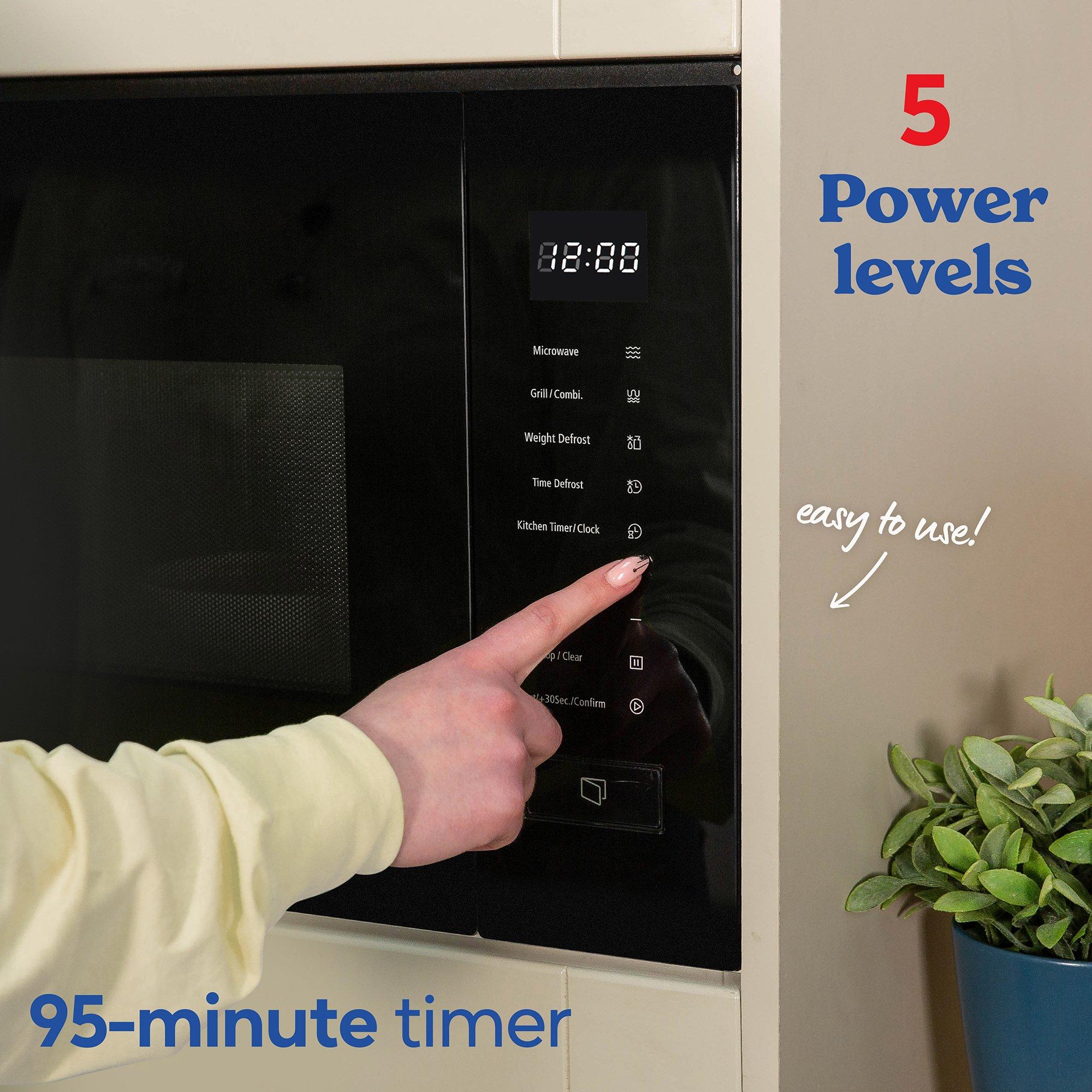 Black - Russell Hobbs - RHBM2002B Digital Microwave & Grill 20L in Black - 5