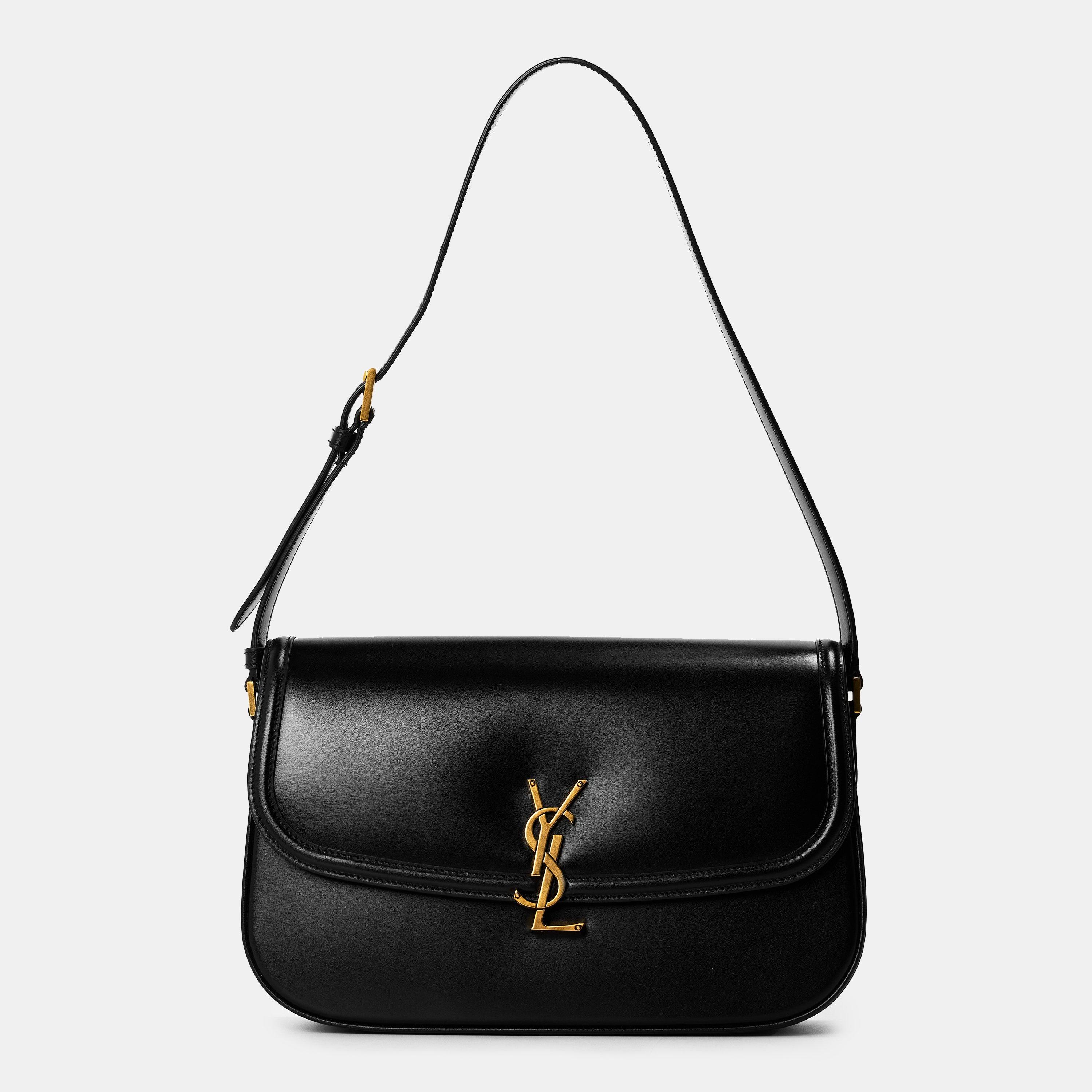 Saint Laurent Women's Large Soft Shoulder Bag - Nero