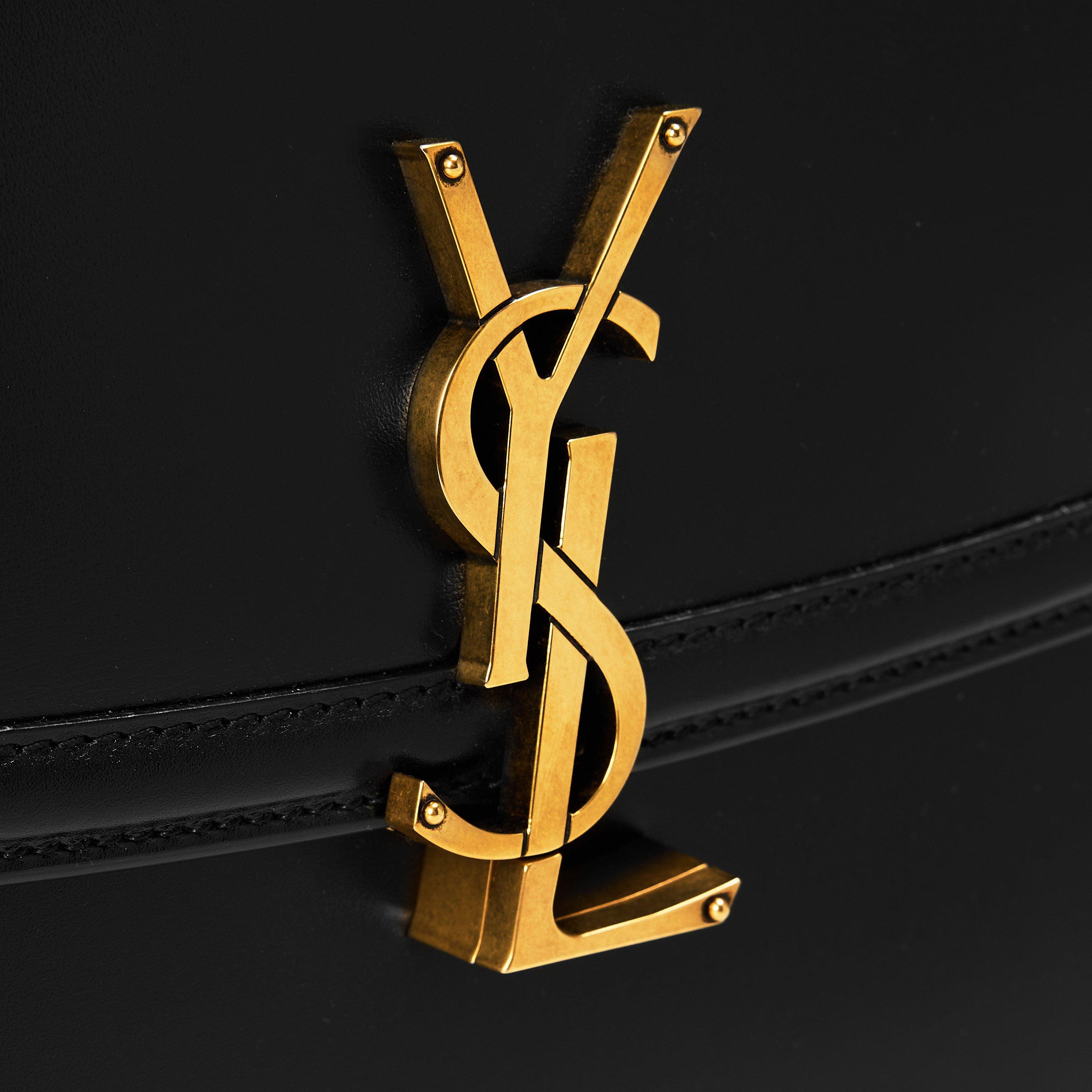 Nero - Saint Laurent - Women's Large Soft Shoulder Bag - 4