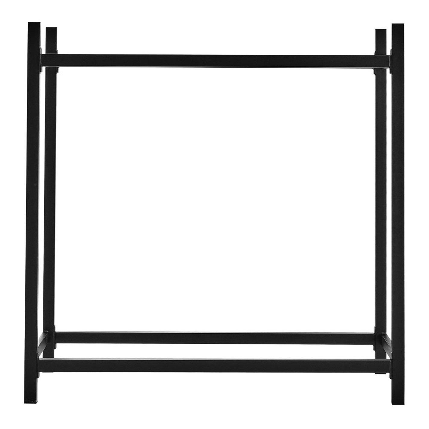 Black - Breeins - Metal Powder Coated Firewood Logs Holder - 4