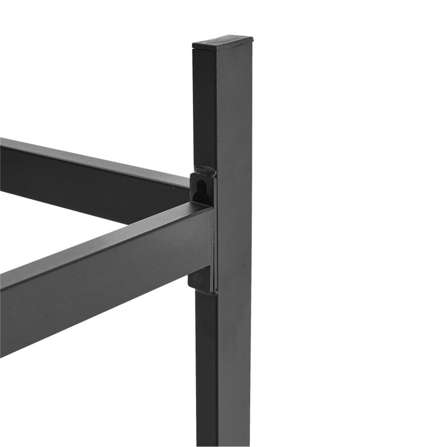 Black - Breeins - Metal Powder Coated Firewood Logs Holder - 6